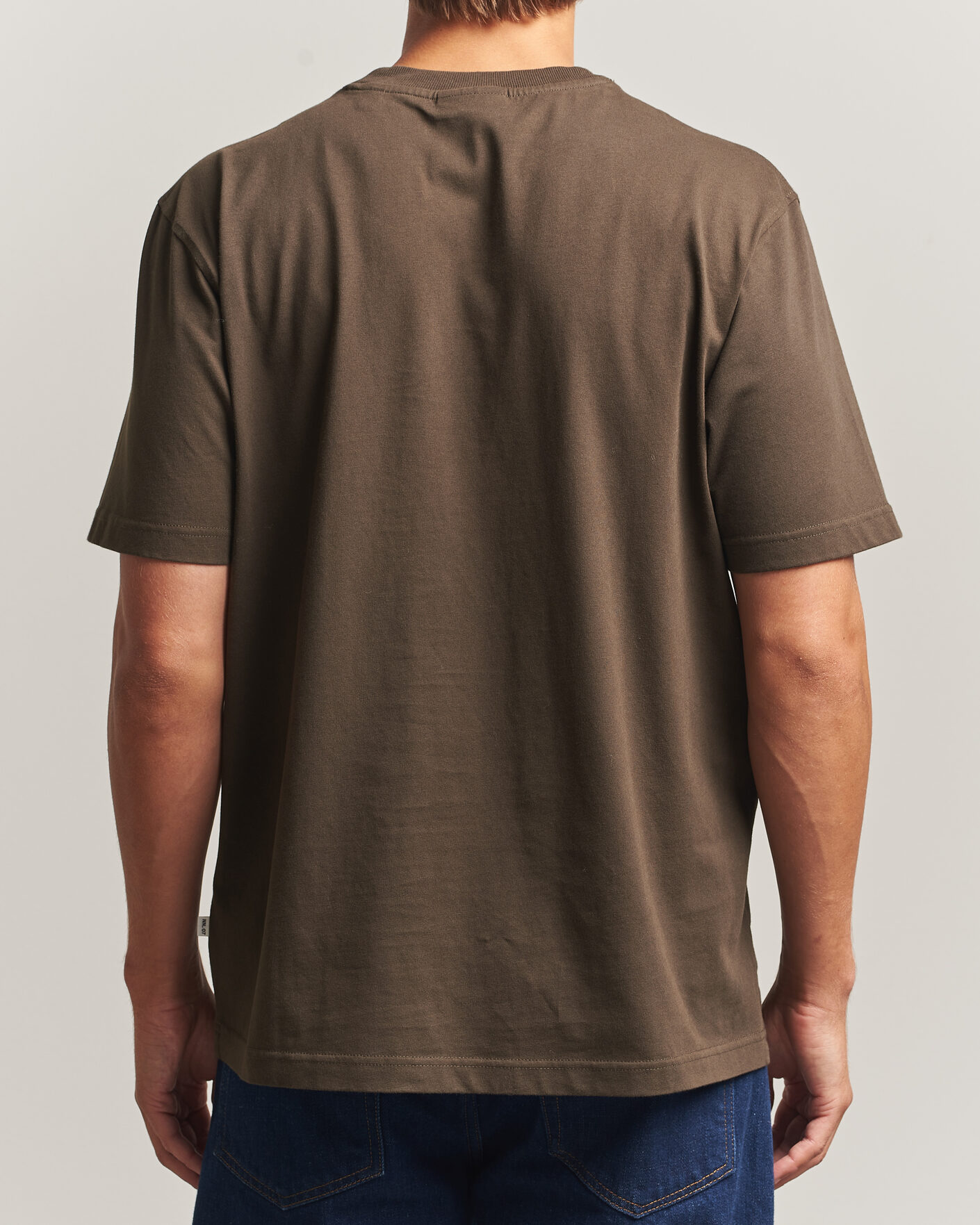 Hombres | Camisetas | NN07 | Adam Crew Neck T-Shirt Earthwood