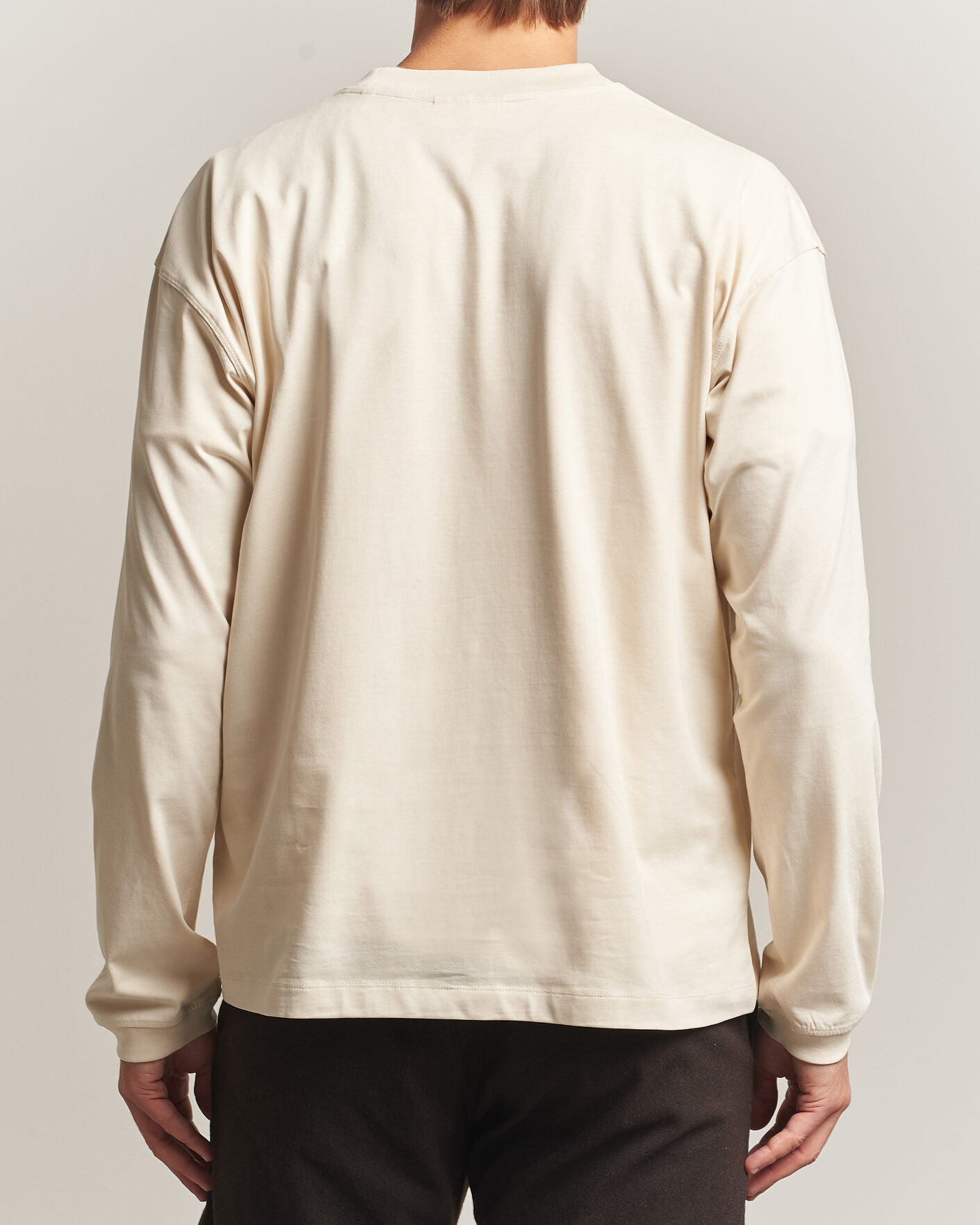 Hombres | Camisetas | NN07 | Lionel Suvin Cotton Long Sleeve T-Shirt Ivory