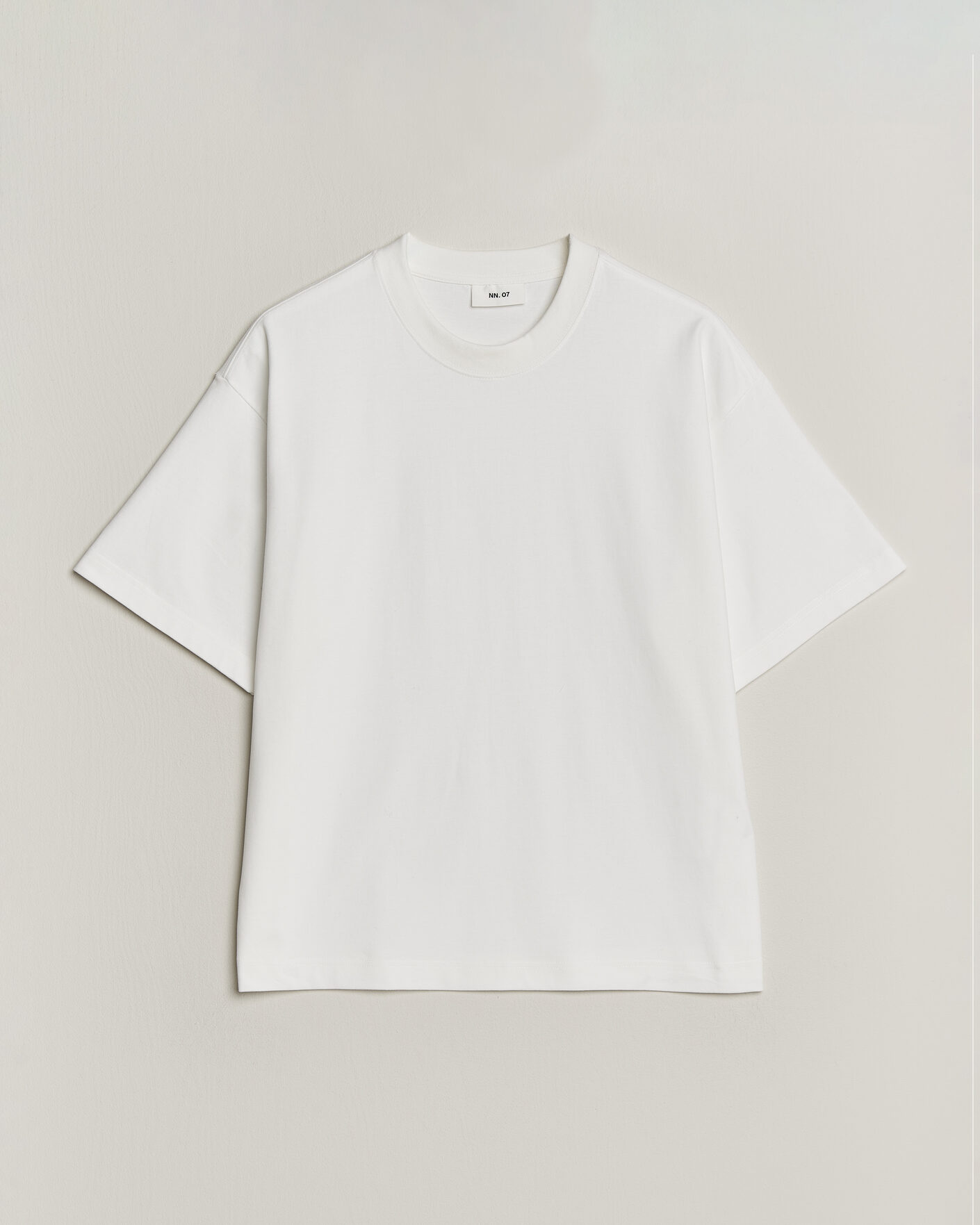 Hombres | Camisetas | NN07 | David Heavy Crew Neck T-Shirt White