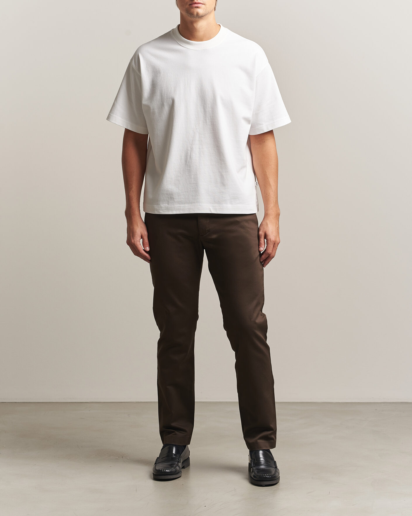 Hombres | Camisetas | NN07 | David Heavy Crew Neck T-Shirt White