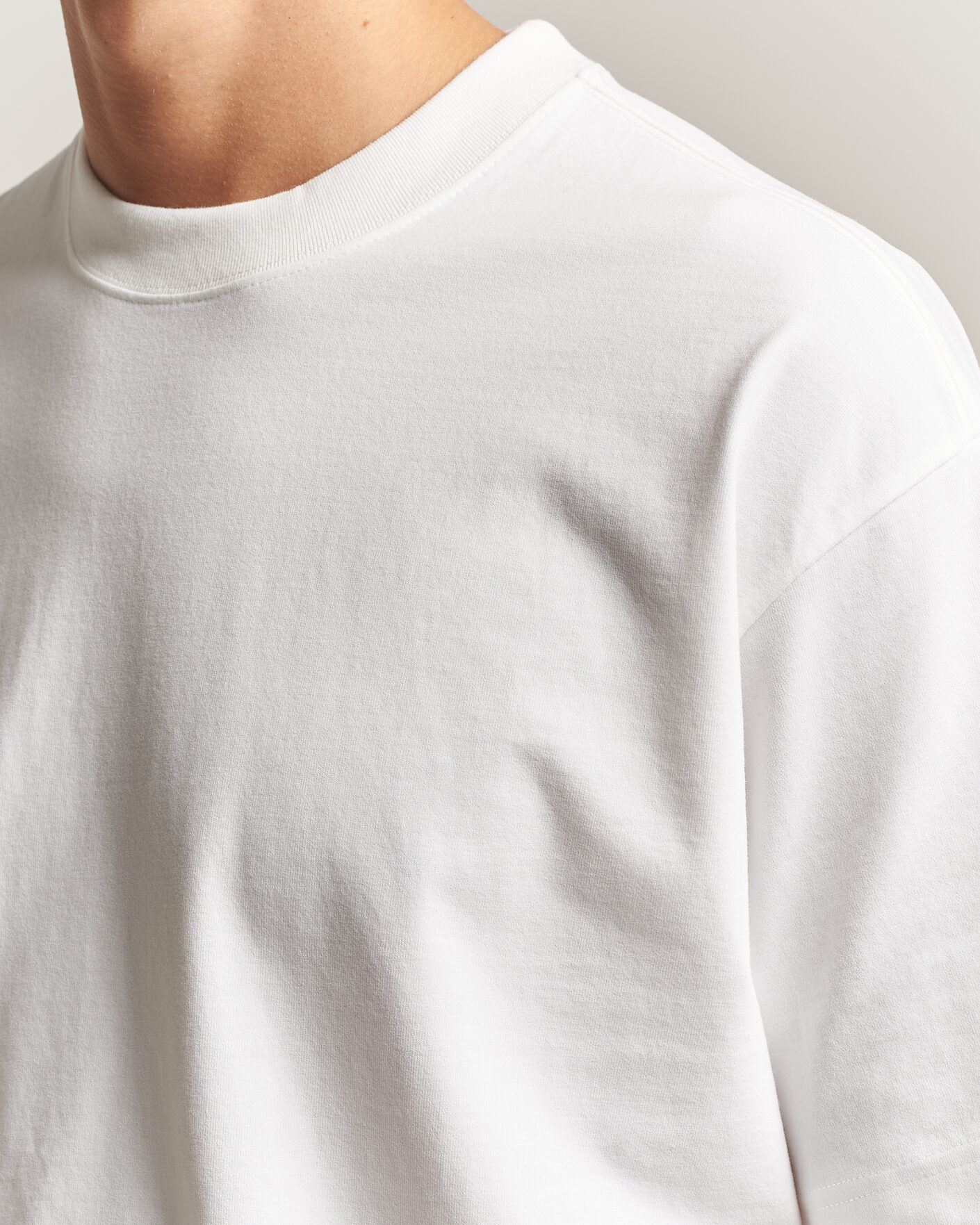 Hombres | Camisetas | NN07 | David Heavy Crew Neck T-Shirt White