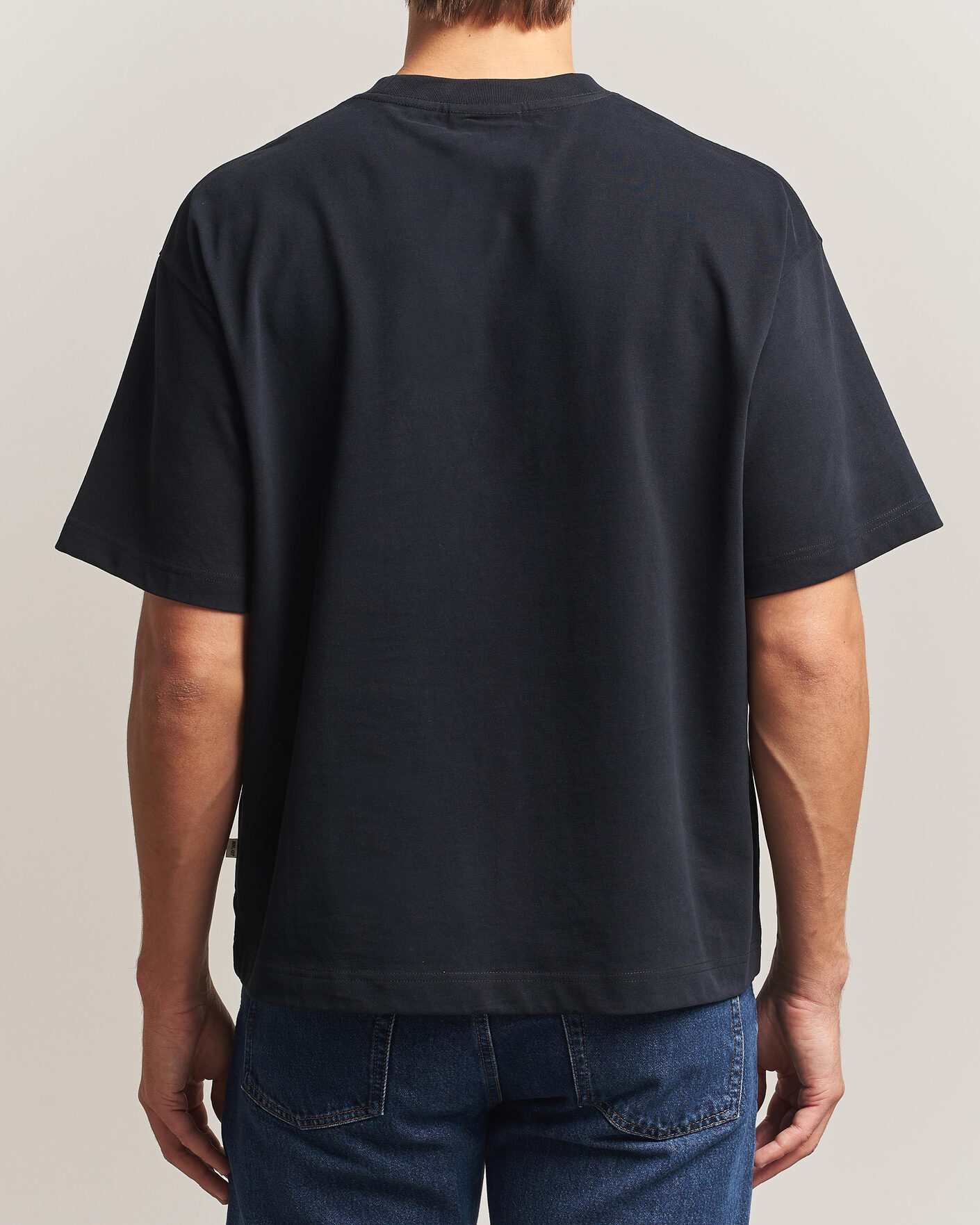 Hombres | Camisetas | NN07 | David Heavy Crew Neck T-Shirt Black