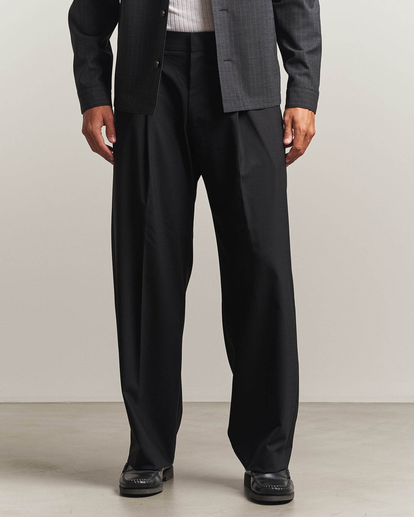 Hombres | Pantalones | NN07 | Kay Wool Trousers Black