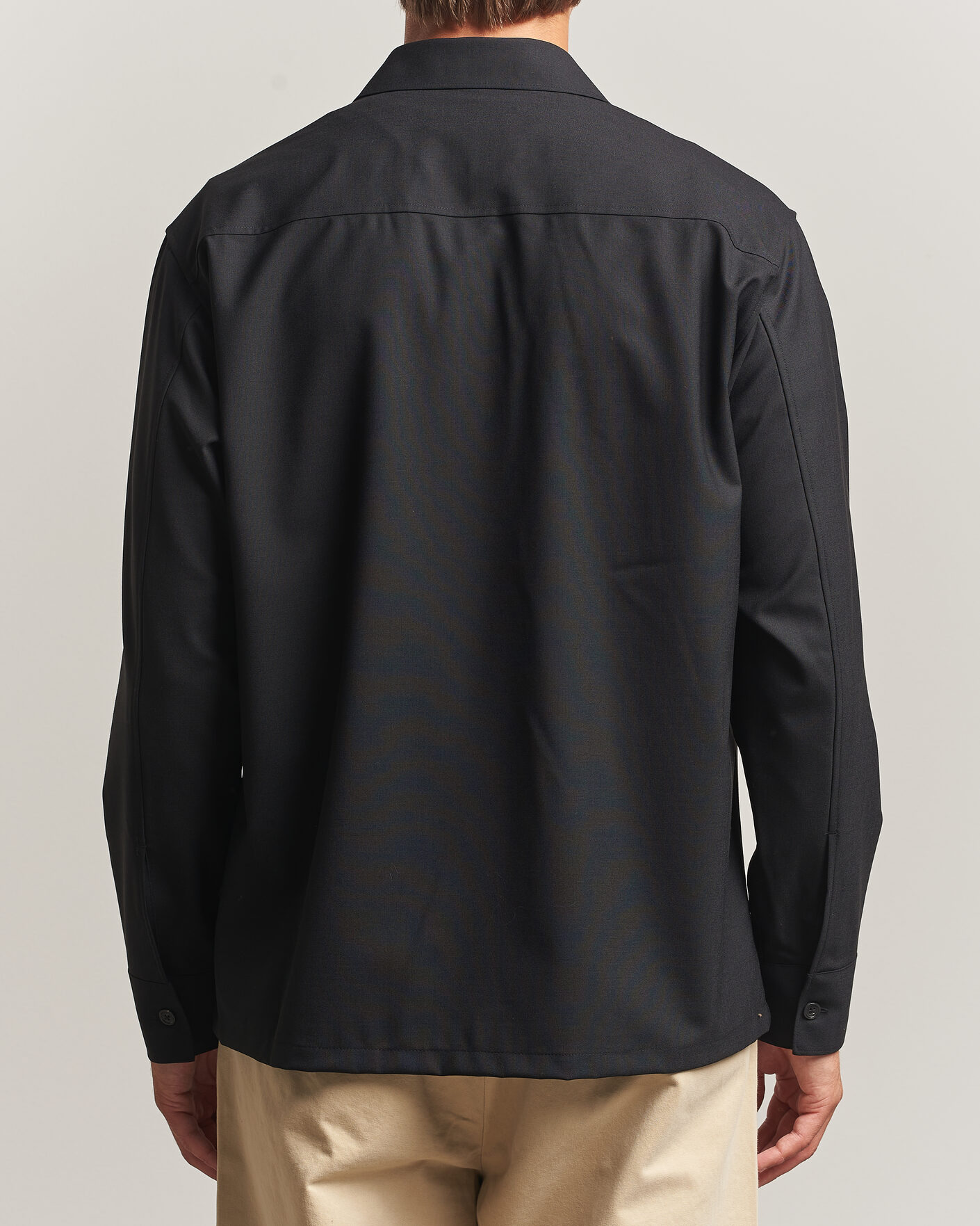 Hombres | Camisas | NN07 | Freddy Wool Overshirt Black