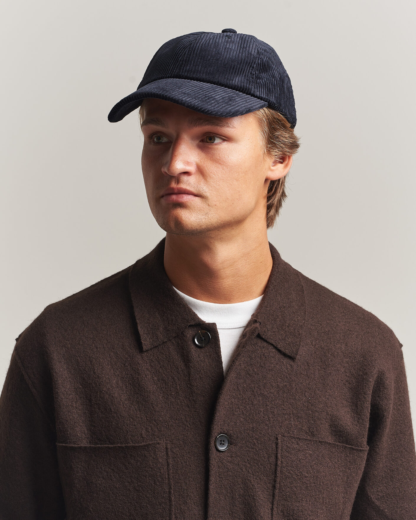Hombres | Sombreros y gorras | NN07 | Corduroy Dad Cap Deep Navy
