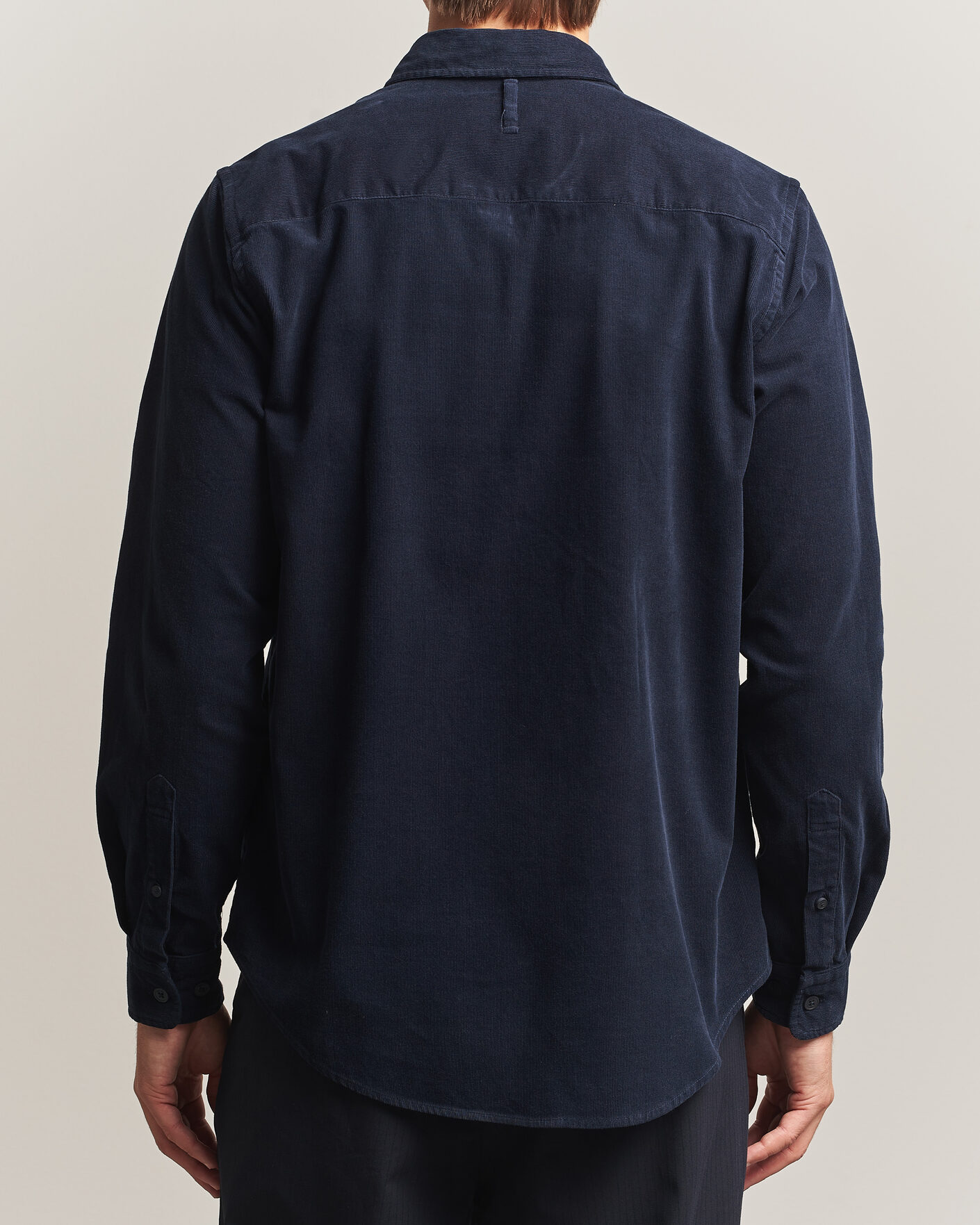 Hombres | Camisas | NN07 | Asher Baby Cord Shirt Navy Blue