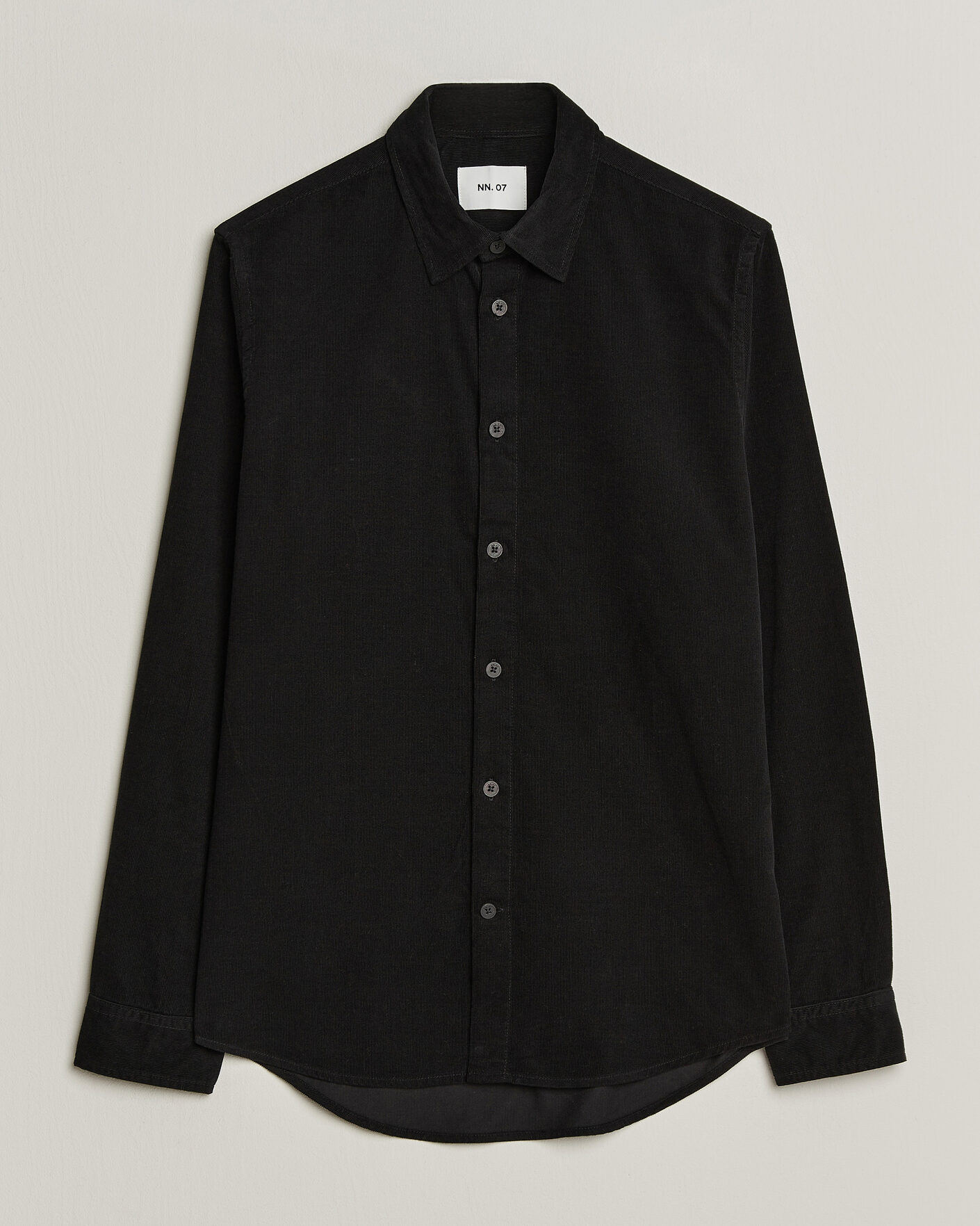 Hombres | Camisas | NN07 | Asher Baby Cord Shirt Black