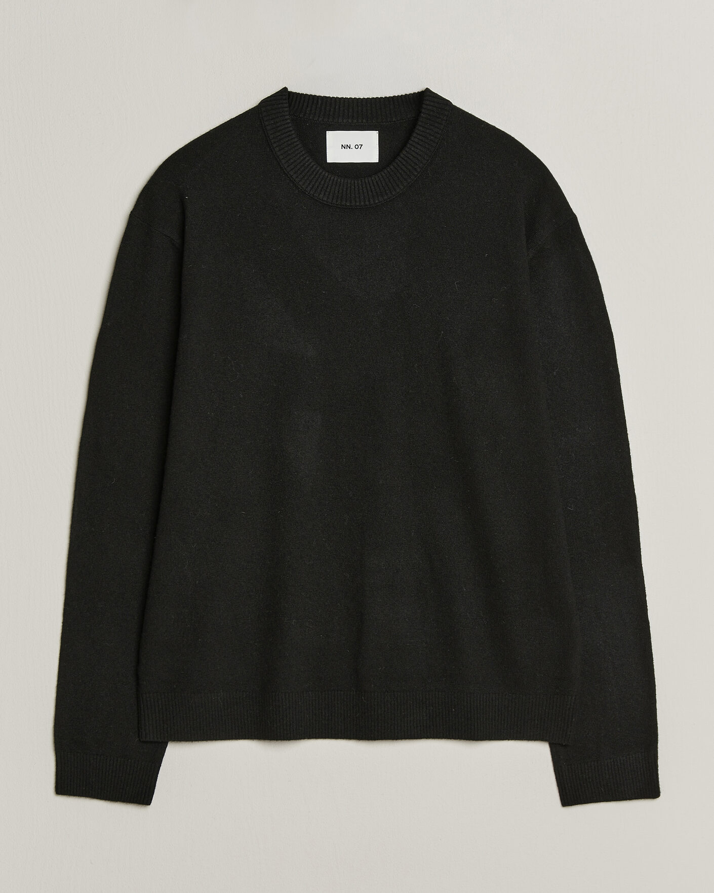 Hombres | Jerséis y prendas de punto | NN07 | Raz Lambswool Knitted Sweater Black