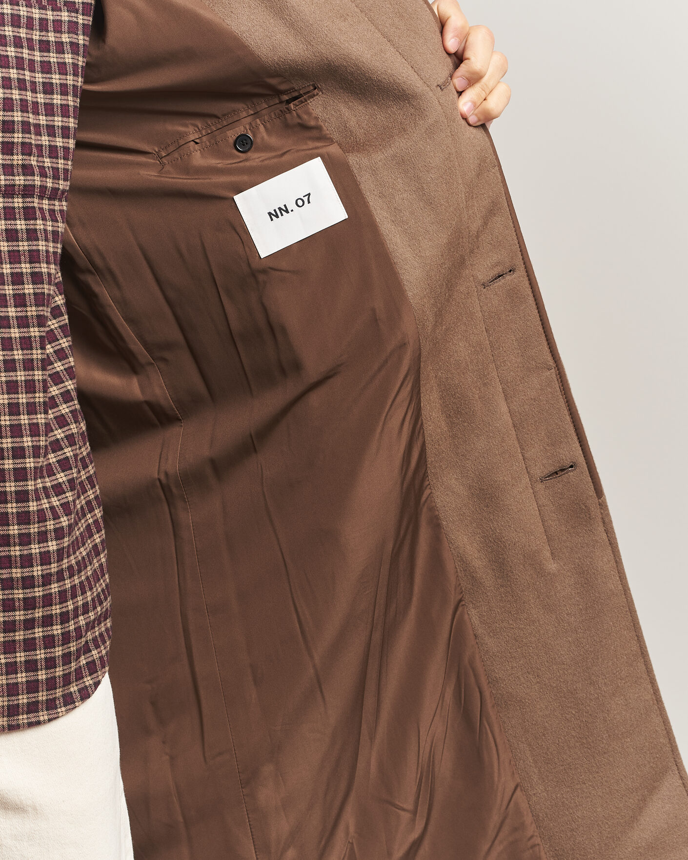 Hombres | Abrigos y chaquetas | NN07 | Gibson Wool/Cashmere Coat Desert Clay