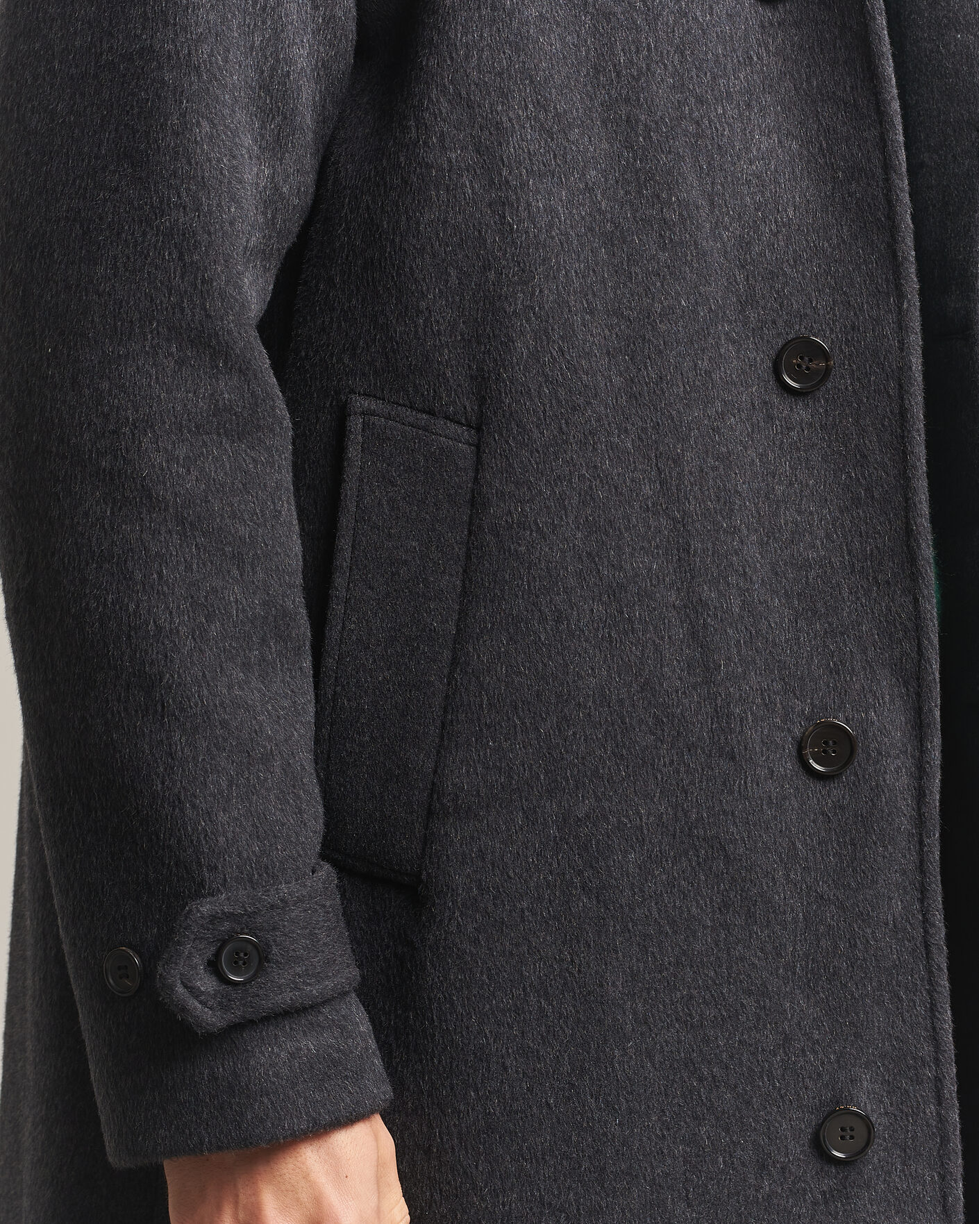 Hombres | Abrigos y chaquetas | NN07 | Gibson Wool/Cashmere Coat Dark Grey