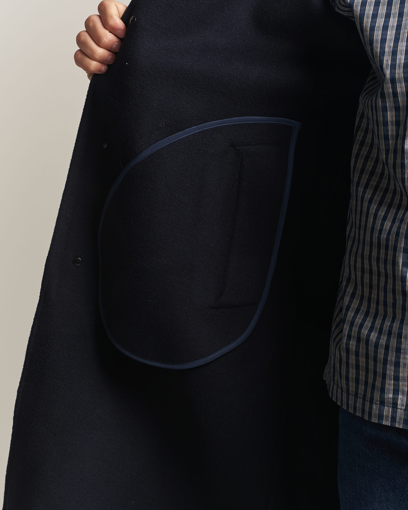 Hombres | Abrigos y chaquetas | NN07 | Kendrick Wool Coat Navy Blue