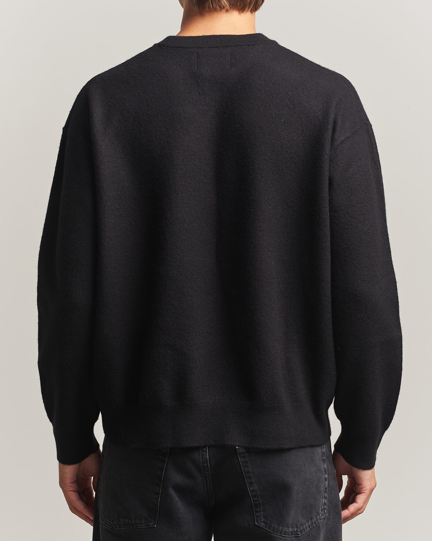 Hombres | Jerséis y prendas de punto | NN07 | Jasper Soft Boiled Wool Sweater Black