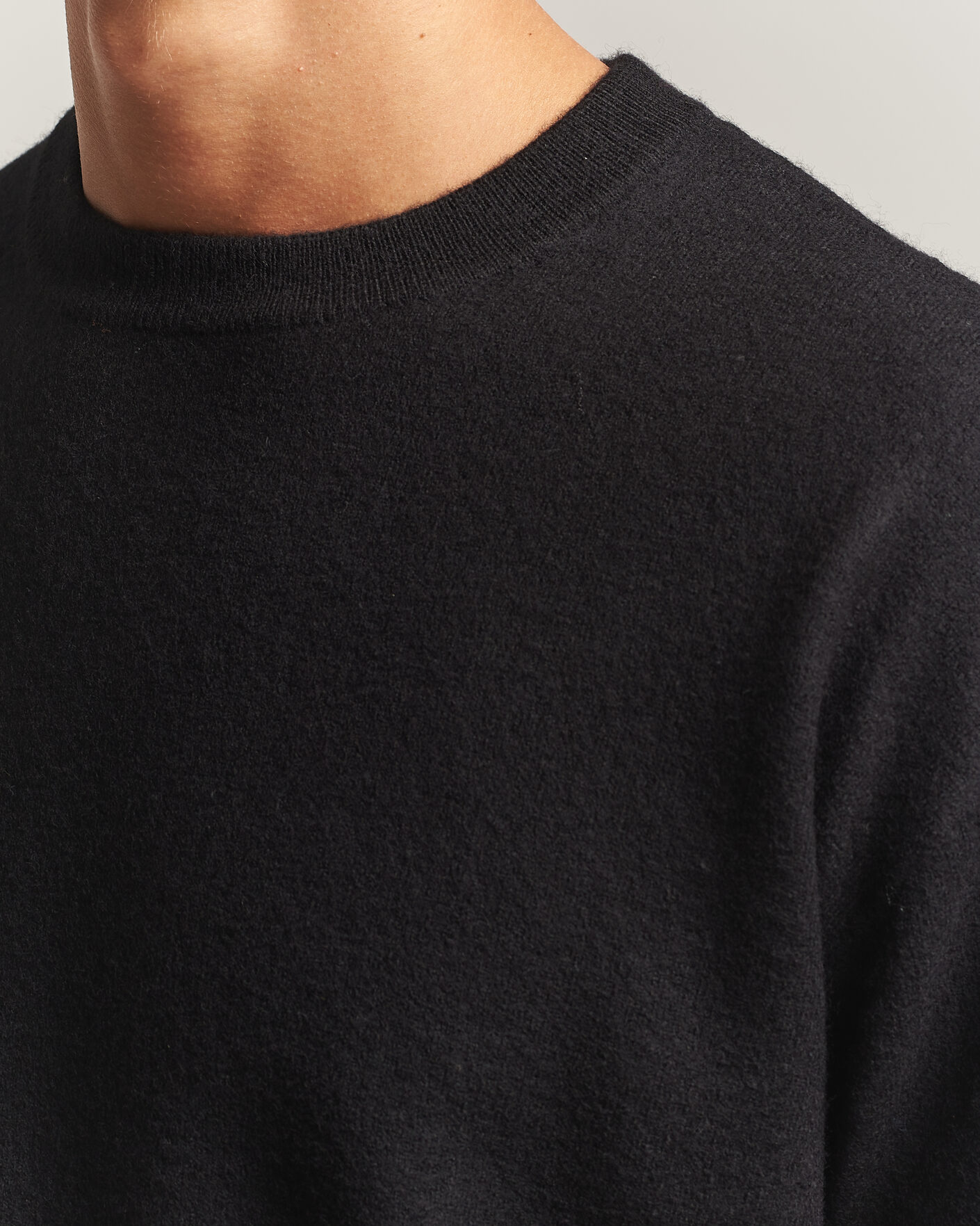 Hombres | Jerséis y prendas de punto | NN07 | Jasper Soft Boiled Wool Sweater Black
