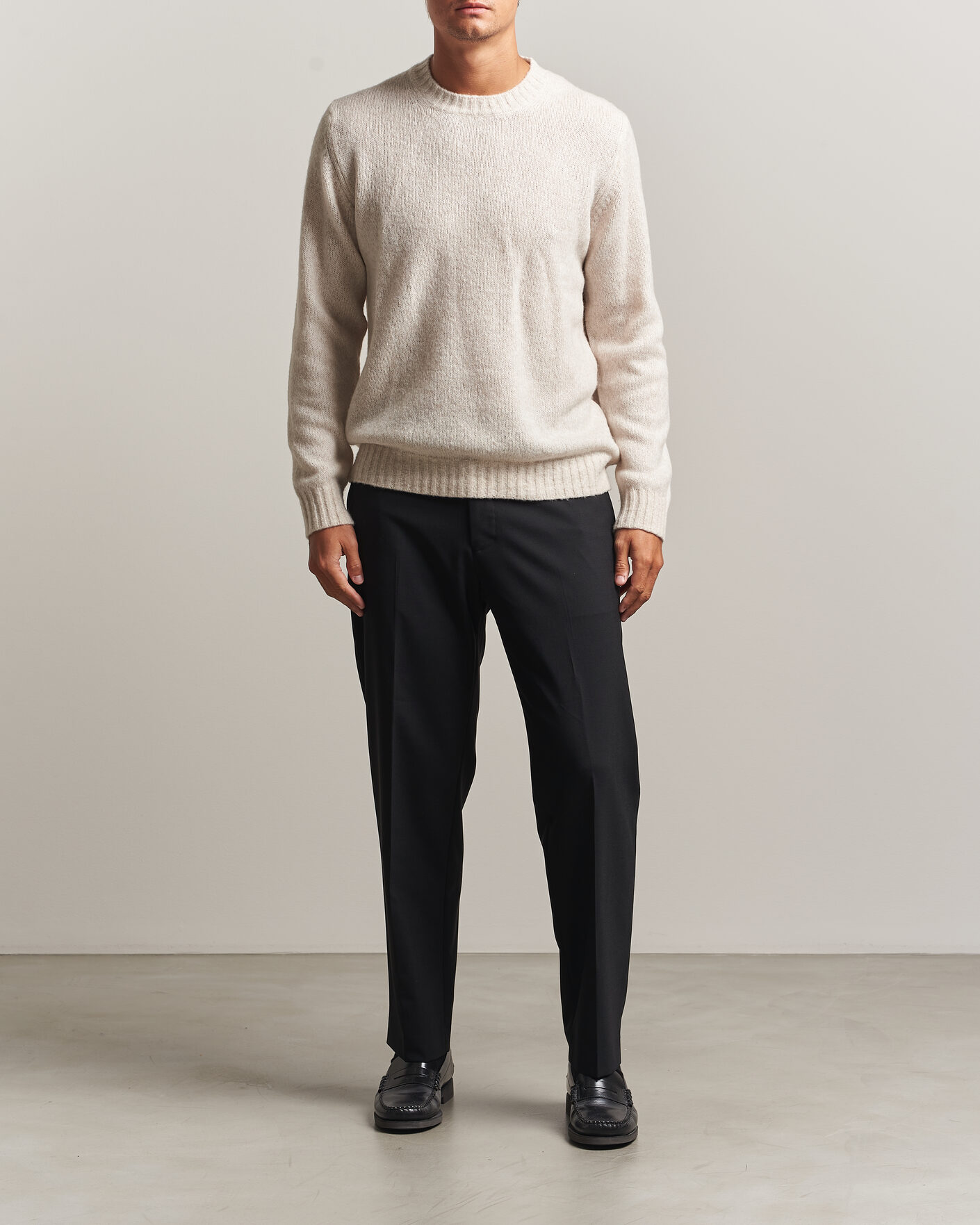 Hombres | Pantalones | NN07 | Brendan Wool Drawstring Trousers Black