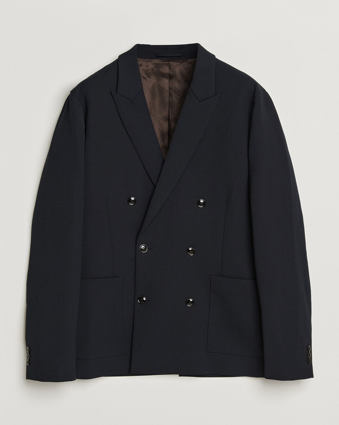 Hombres | Blazers | NN07 | Jordin Wool Double Breasted Blazer Deep Navy