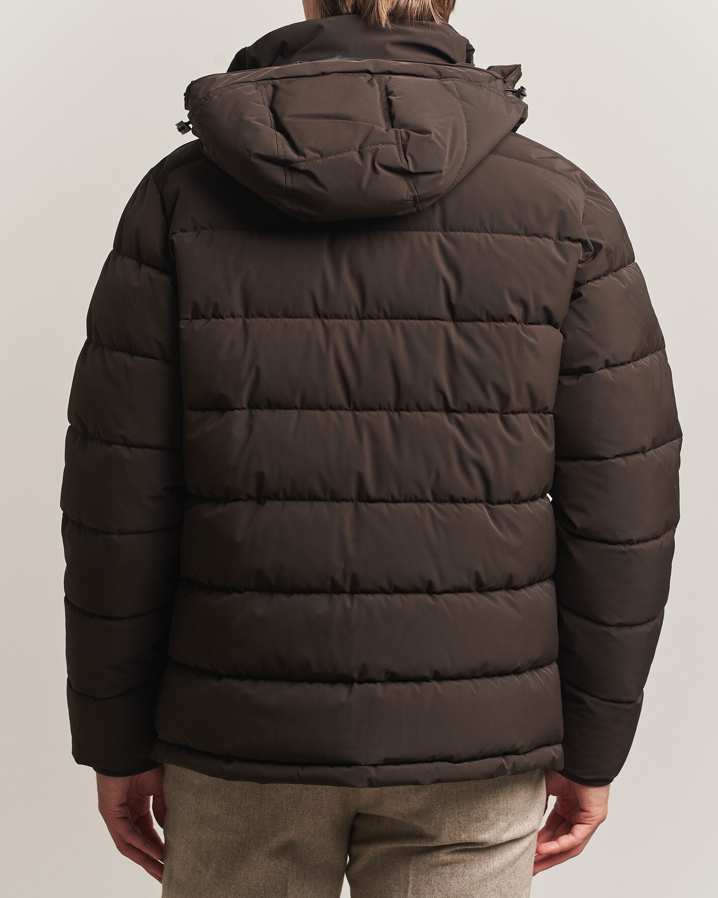 Hombres | Abrigos y chaquetas | Oscar Jacobson | Hooded Puffer Jacket Brown
