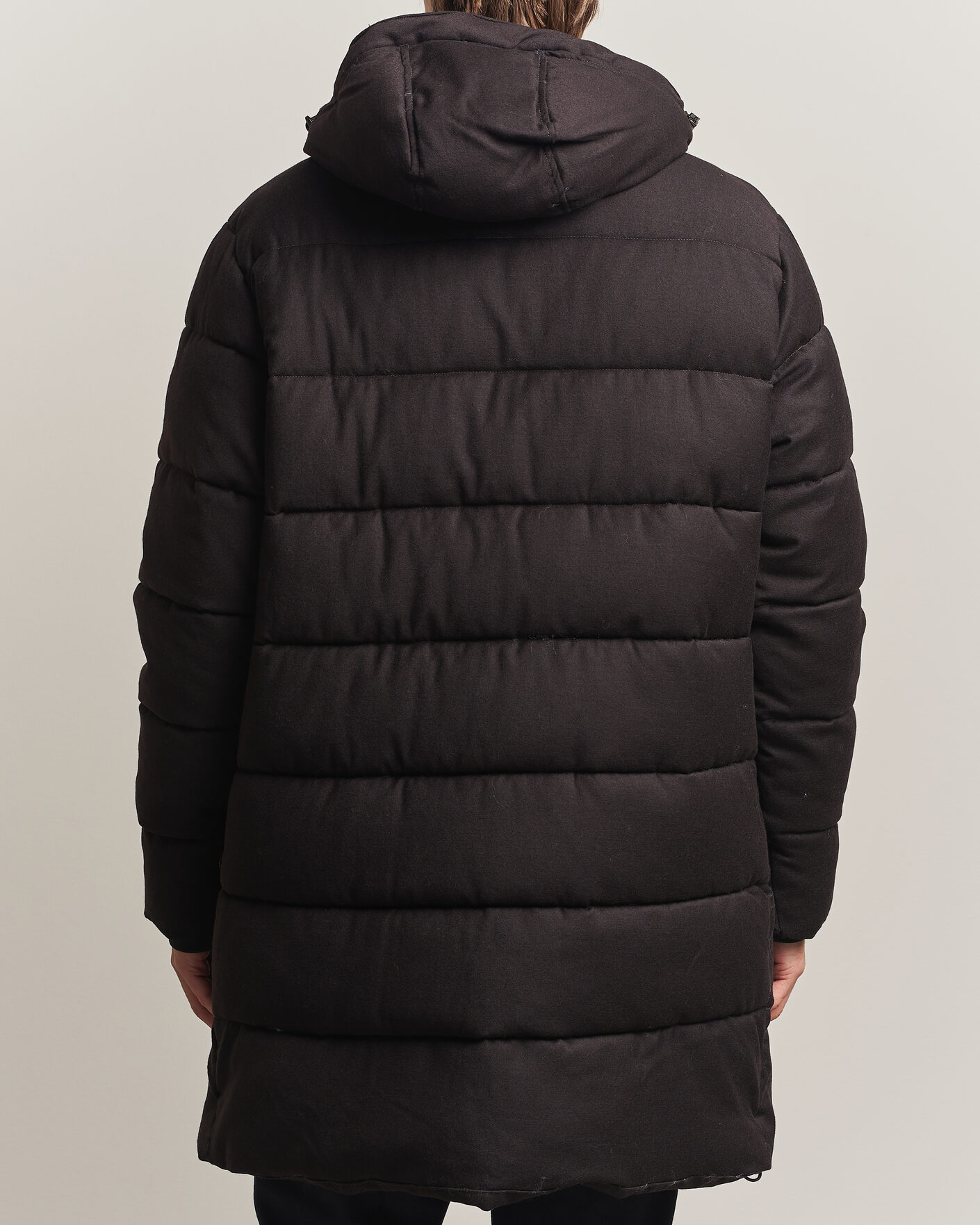 Hombres | Abrigos y chaquetas | Oscar Jacobson | Padded Flannel Parka Brown