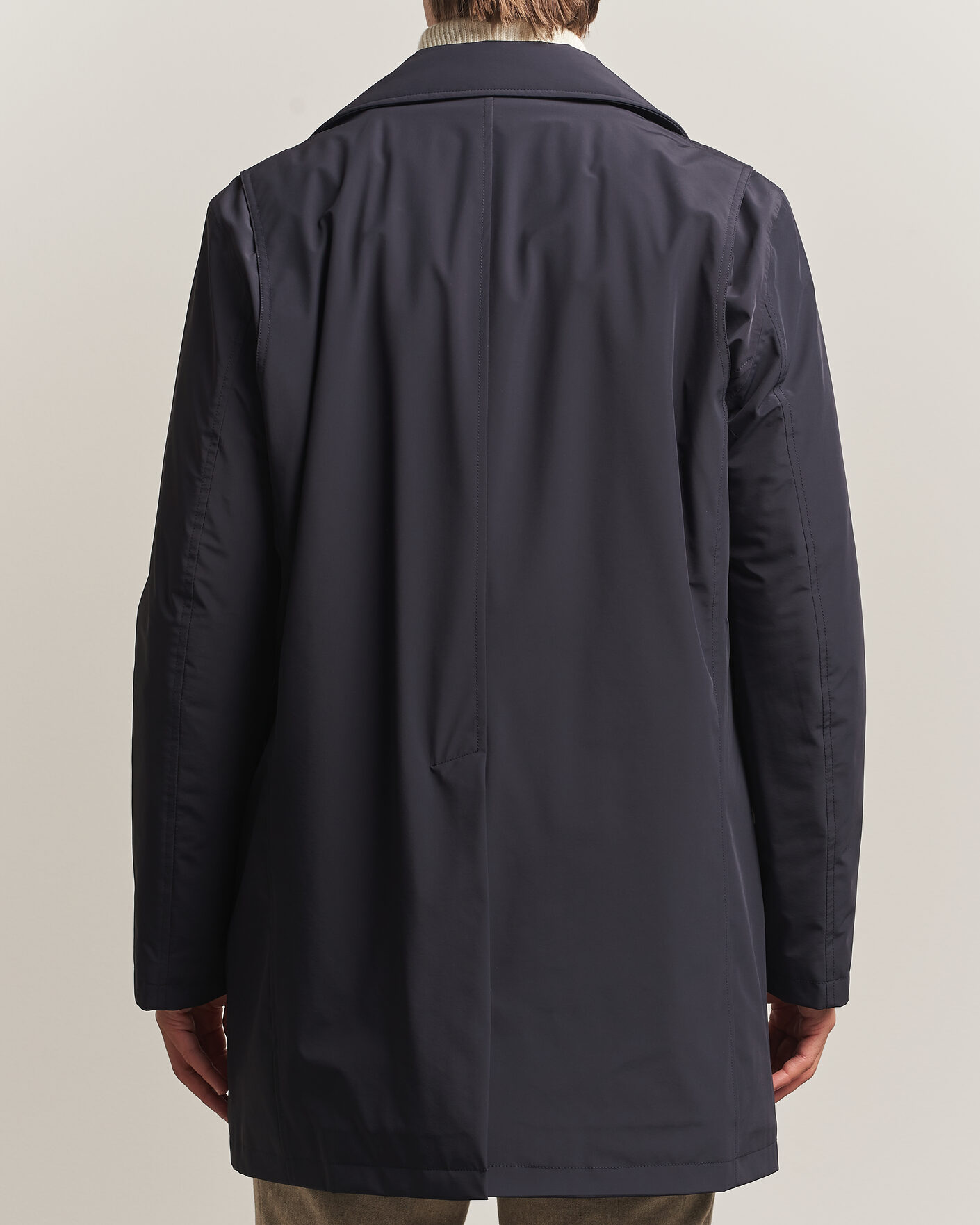 Hombres | Abrigos y chaquetas | Oscar Jacobson | Zipped Padded Car Coat Navy
