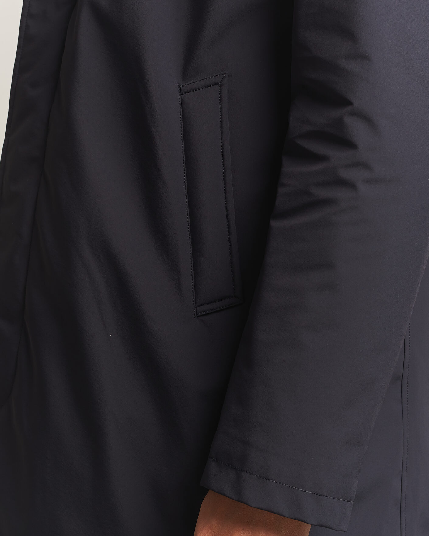 Hombres | Abrigos y chaquetas | Oscar Jacobson | Zipped Padded Car Coat Navy
