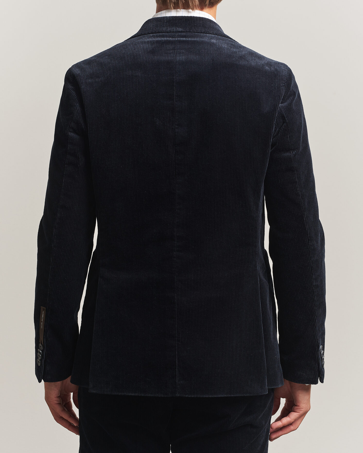 Hombres | Blazers | Oscar Jacobson | Fogerty Patch Pocket Cord Blazer Navy