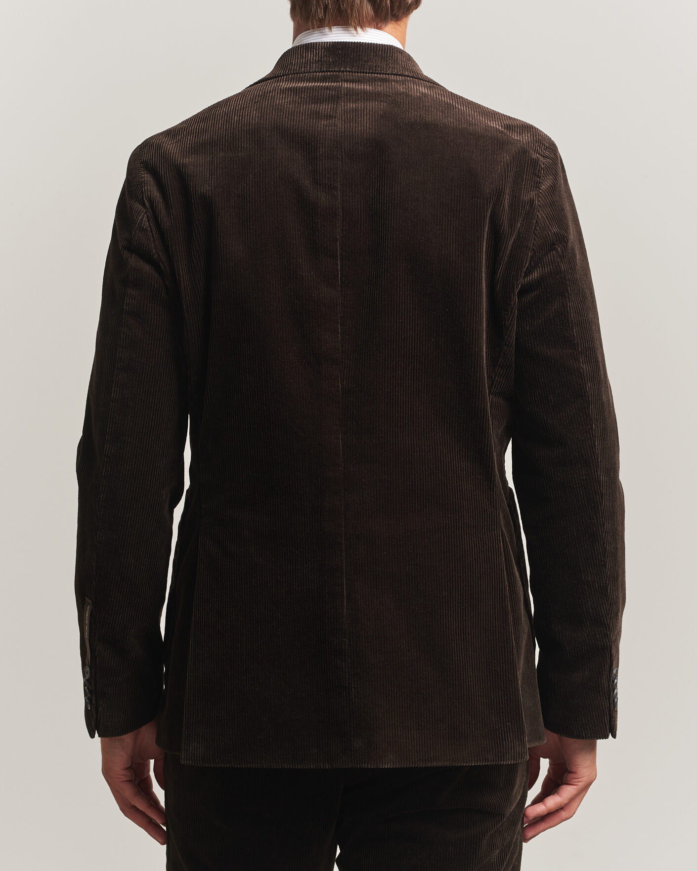 Hombres | Blazers | Oscar Jacobson | Fogerty Patch Pocket Cord Blazer Dark Brown
