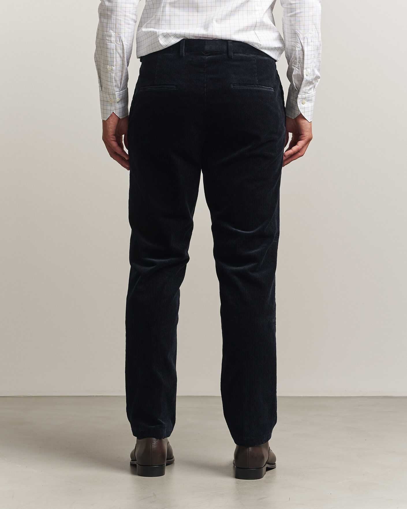 Hombres | Pantalones | Oscar Jacobson | Dandy Corduroy Trousers Navy