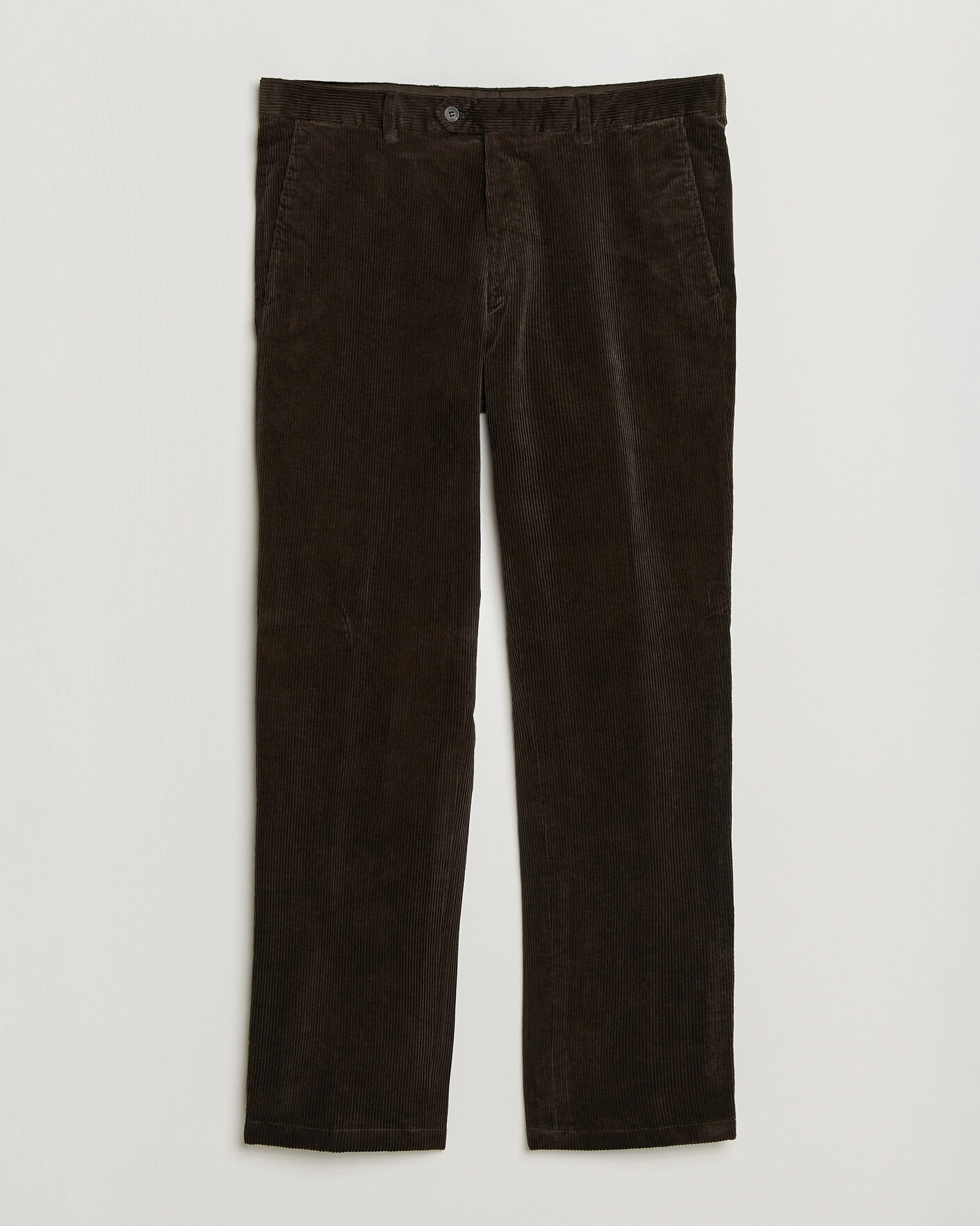 Hombres | Pantalones | Oscar Jacobson | Dandy Corduroy Trousers Dark Brown
