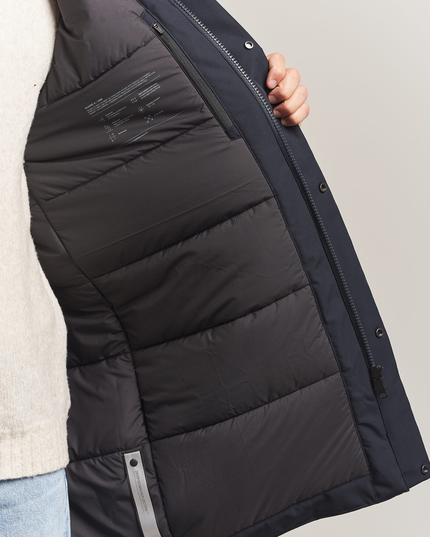 Hombres | Abrigos y chaquetas | Scandinavian Edition | Guard II Padded Parka Midnight Blue