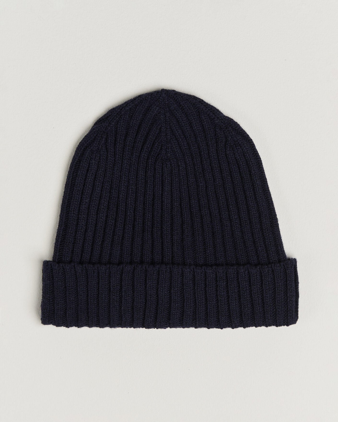 Hombres | Gorros | Stenströms | Brushed Merino Beanie Navy