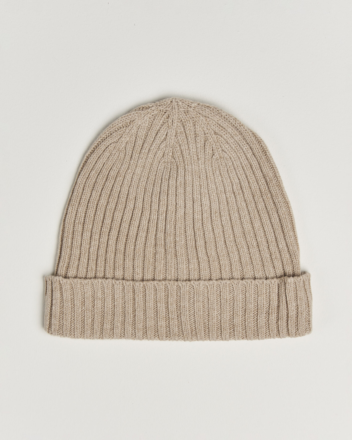 Hombres | Gorros | Stenströms | Brushed Merino Beanie Beige
