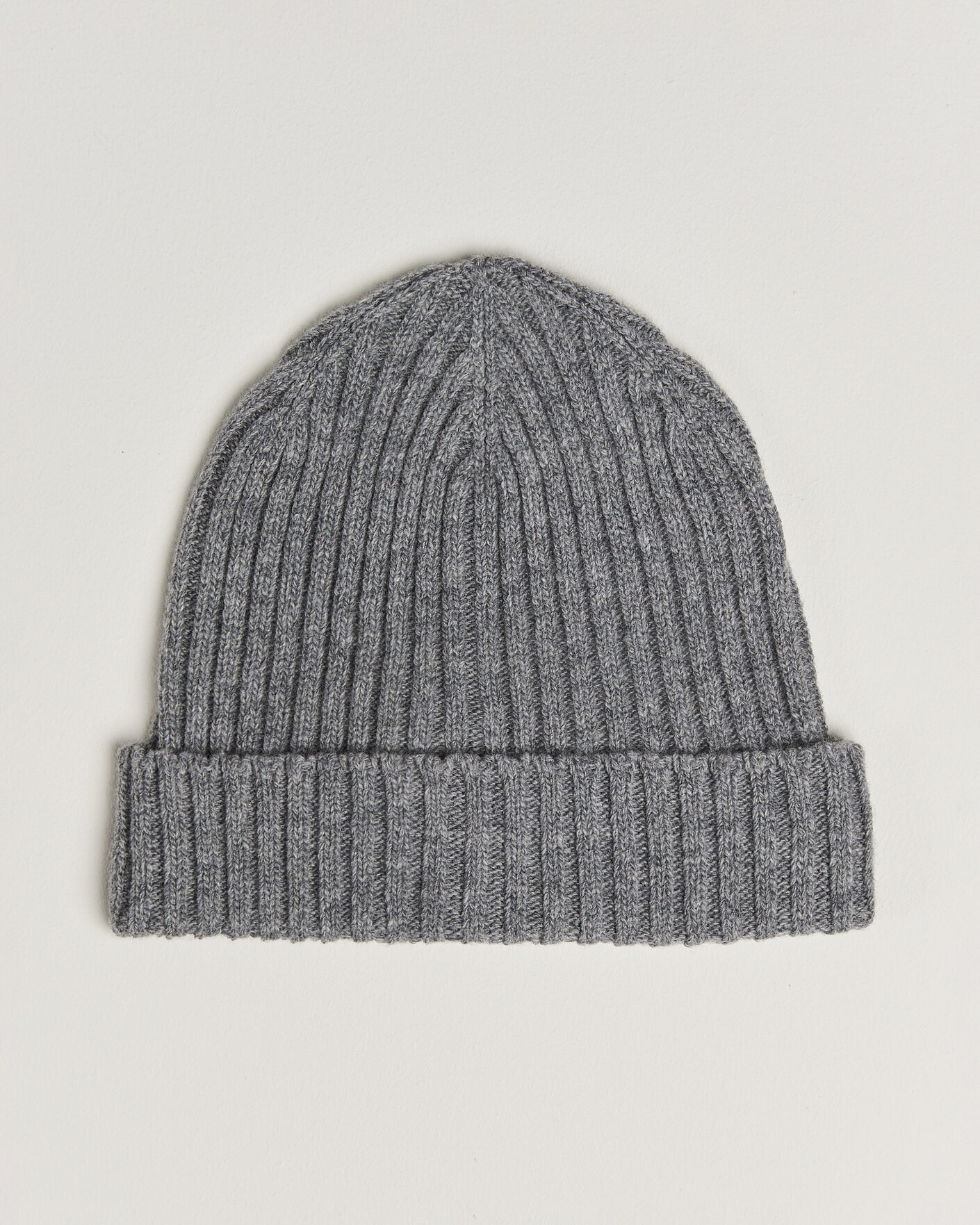 Hombres | Gorros | Stenströms | Brushed Merino Beanie Grey