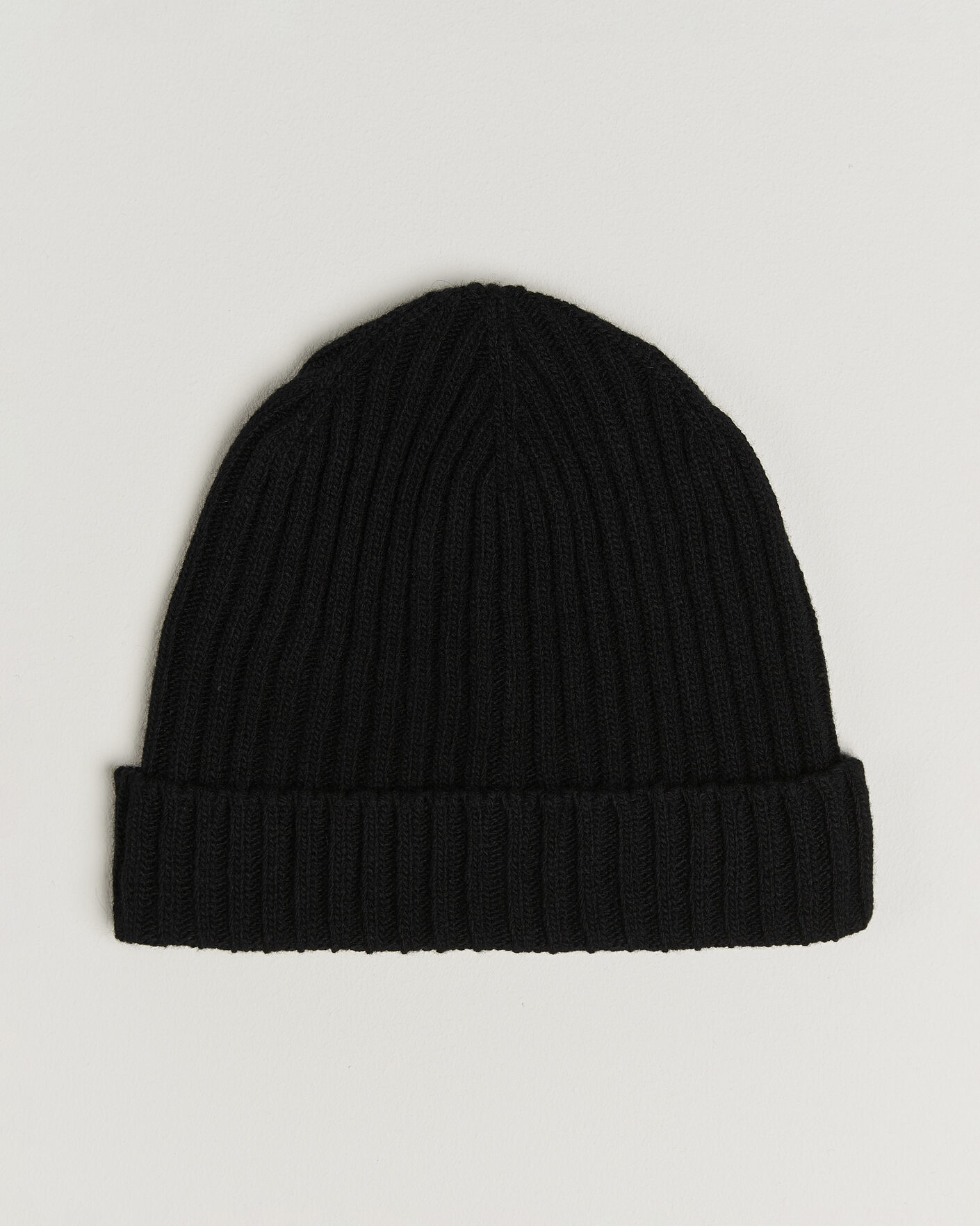 Hombres | Gorros | Stenströms | Brushed Merino Beanie Black