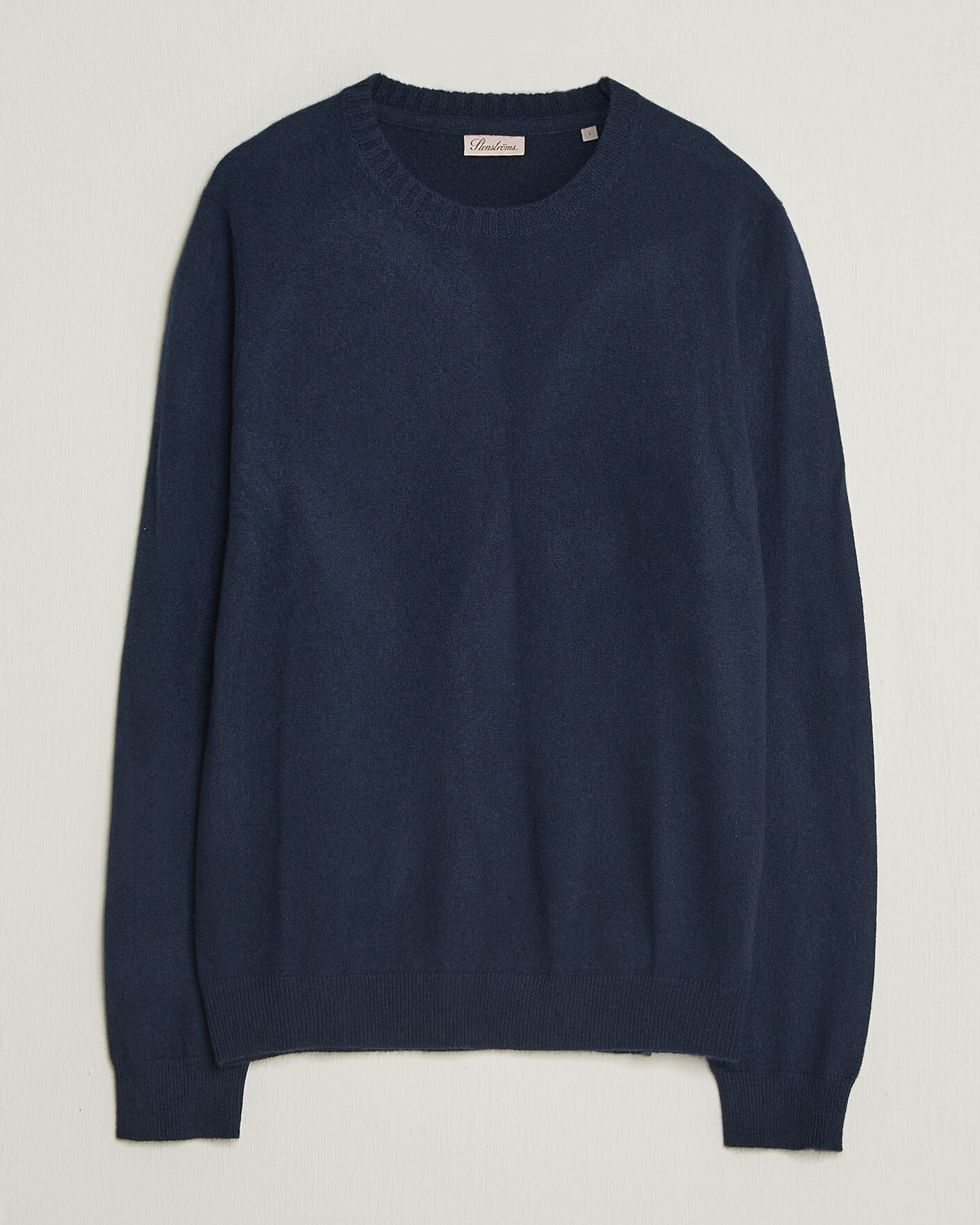 Hombres | Jerséis y prendas de punto | Stenströms | Cashmere Crewneck Navy