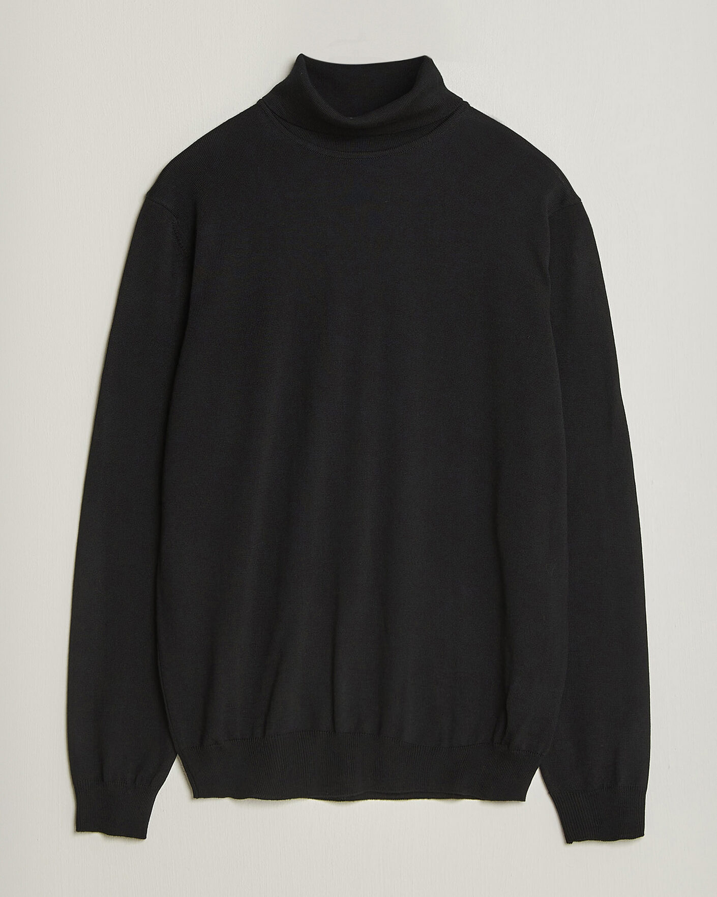 Hombres | Jerséis y prendas de punto | Stenströms | Merino Rollneck Black