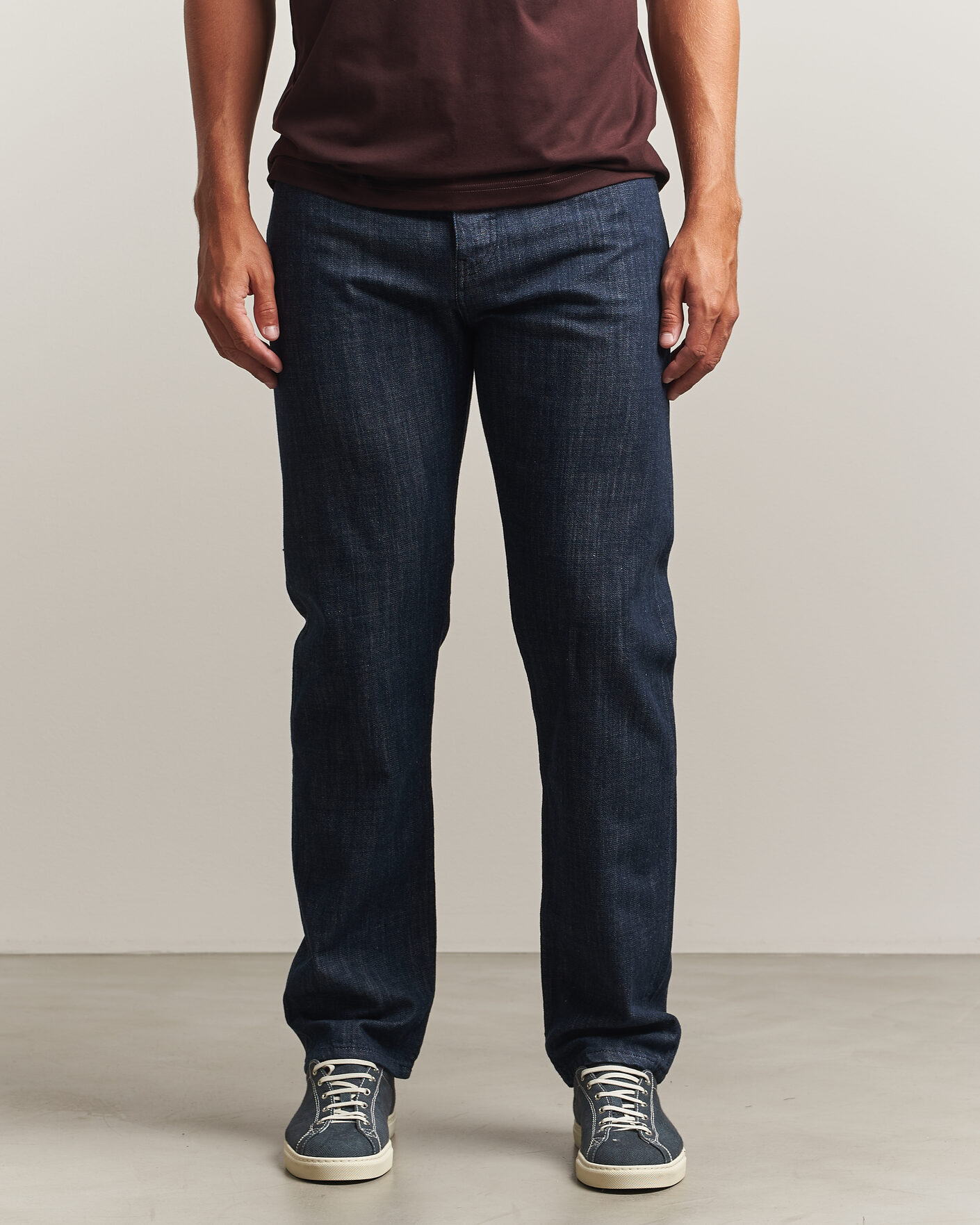 Hombres | Vaqueros | Sunspel | Japanese Denim Jeans Blue