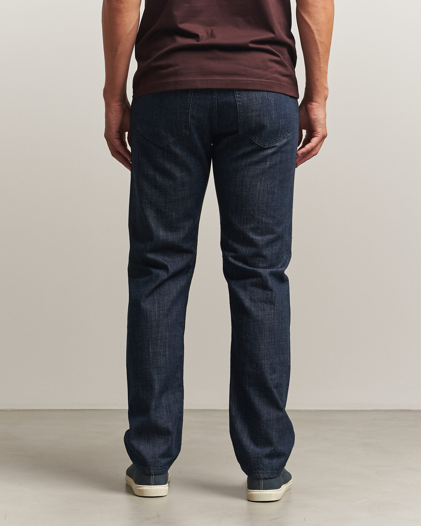 Hombres | Vaqueros | Sunspel | Japanese Denim Jeans Blue
