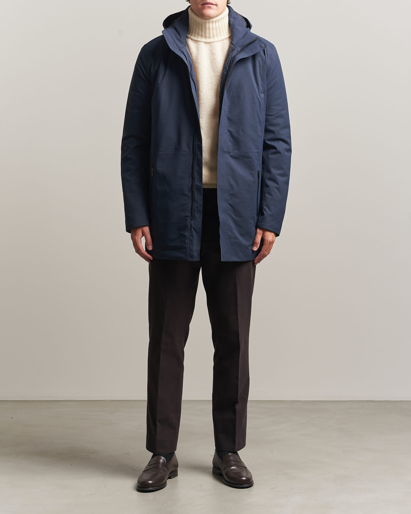 Hombres | Abrigos y chaquetas | UBR | Regulator Herringbone Parka  Navy