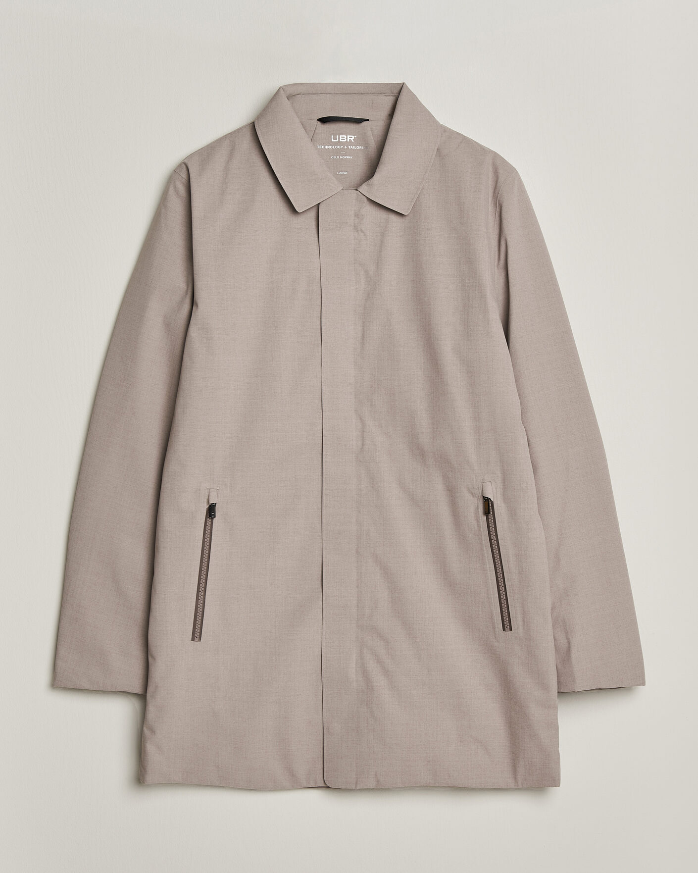 Hombres | Abrigos y chaquetas | UBR | Regulator Herringbone Coat Drift Wood