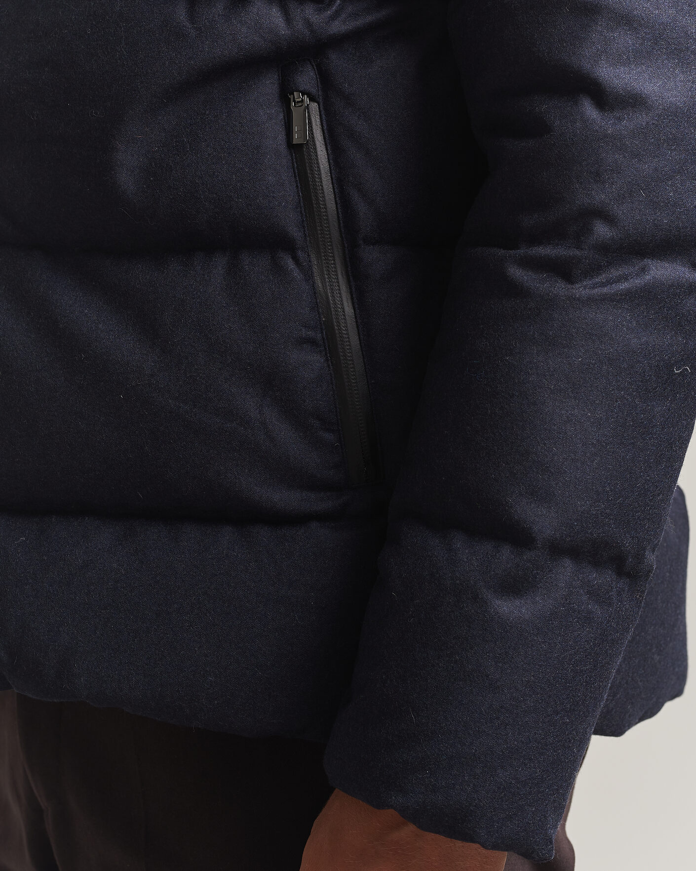 Hombres | Abrigos y chaquetas | UBR | Concord Jacket Savile Navy Melange Wool