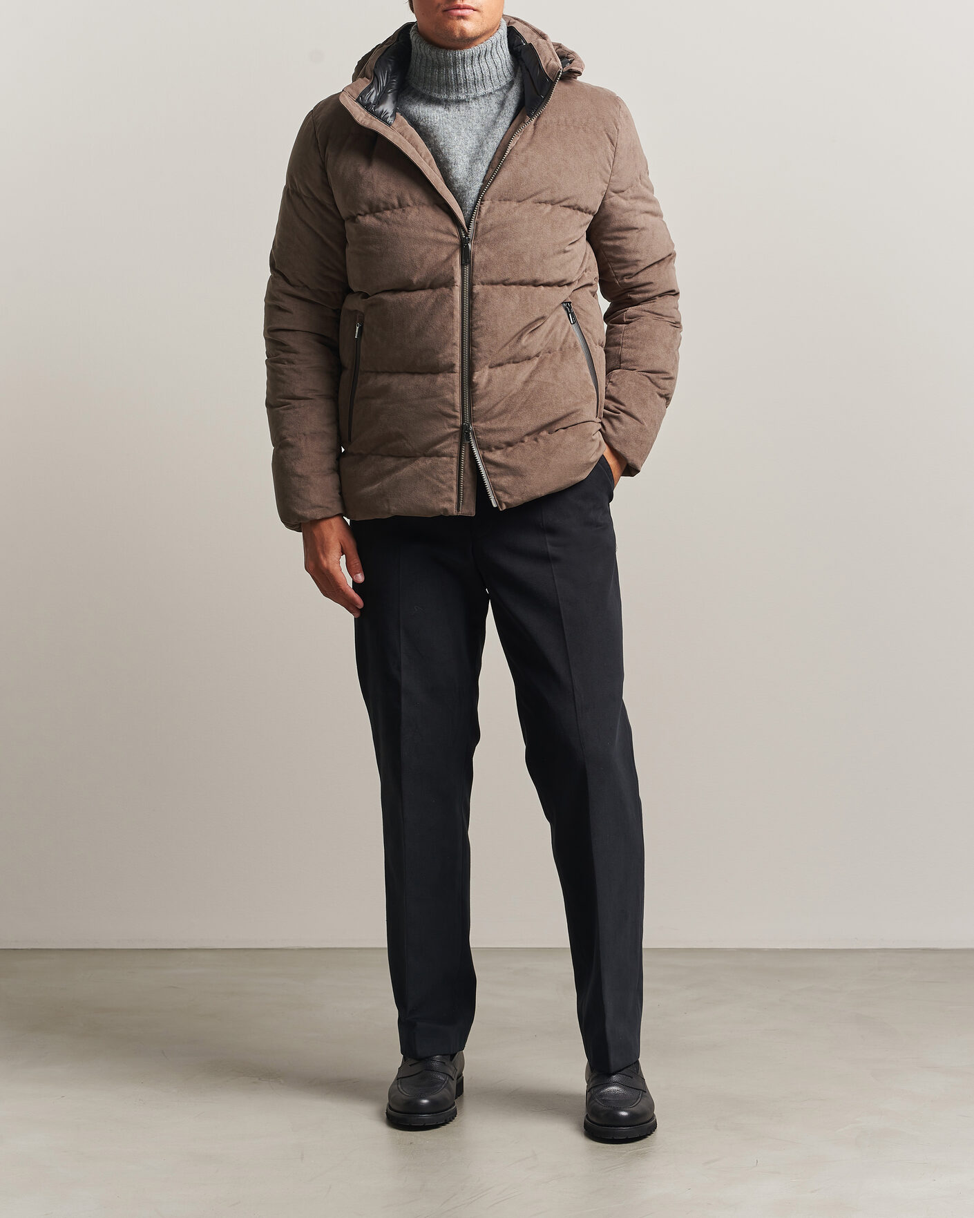 Hombres | Abrigos y chaquetas | UBR | Concord Jacket Savile Neo Suede Sand