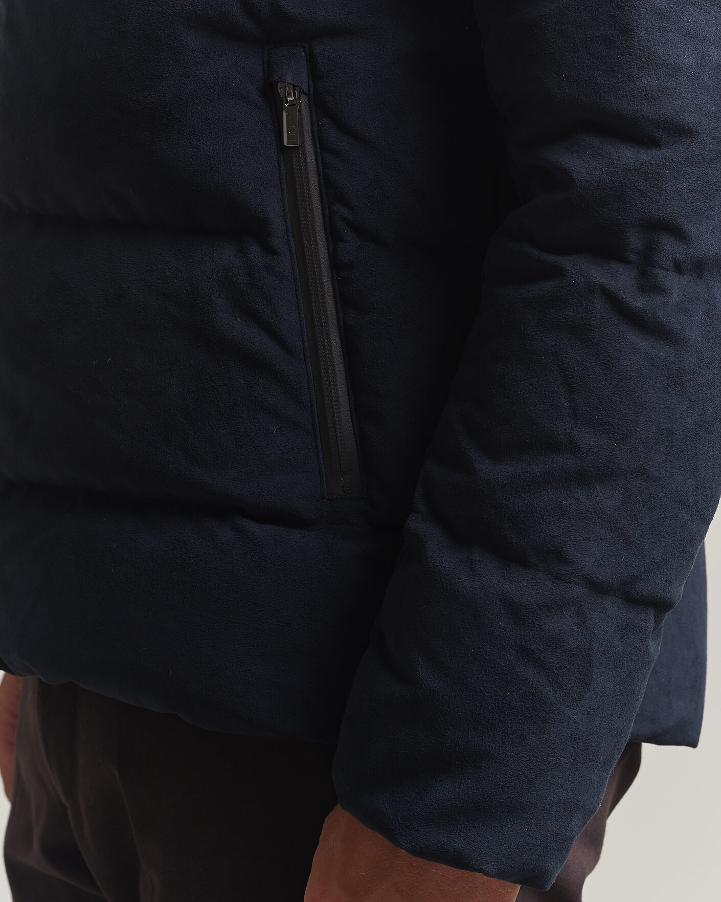 Hombres | Abrigos y chaquetas | UBR | Concord Jacket Savile Neo Suede Navy