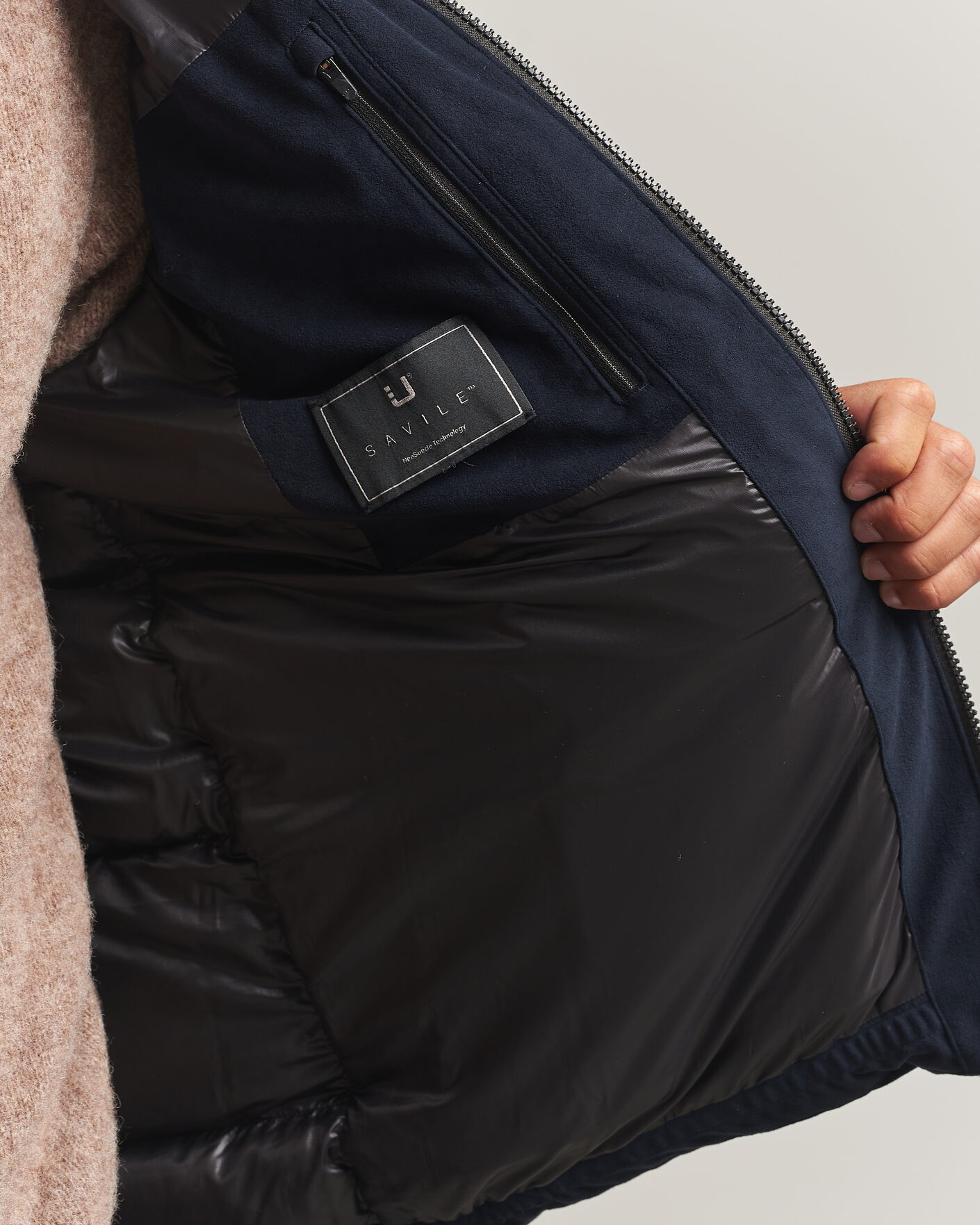 Hombres | Abrigos y chaquetas | UBR | Concord Jacket Savile Neo Suede Navy