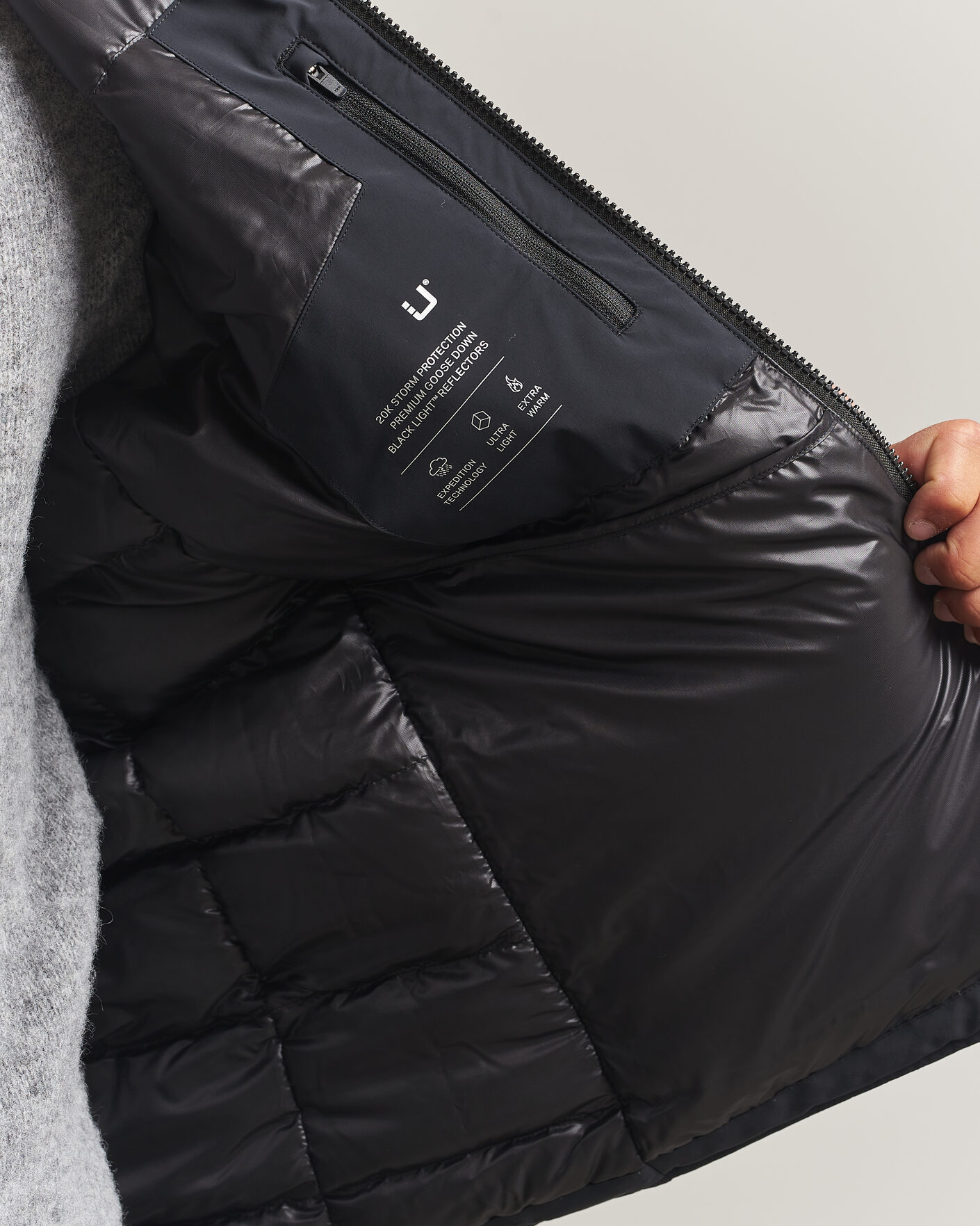 Hombres | Abrigos y chaquetas | UBR | Phantom Down Jacket Black