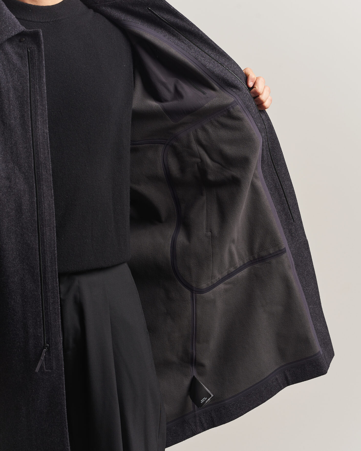 Hombres | Abrigos y chaquetas | Arc'teryx Veilance | Alar Wool Coat Black
