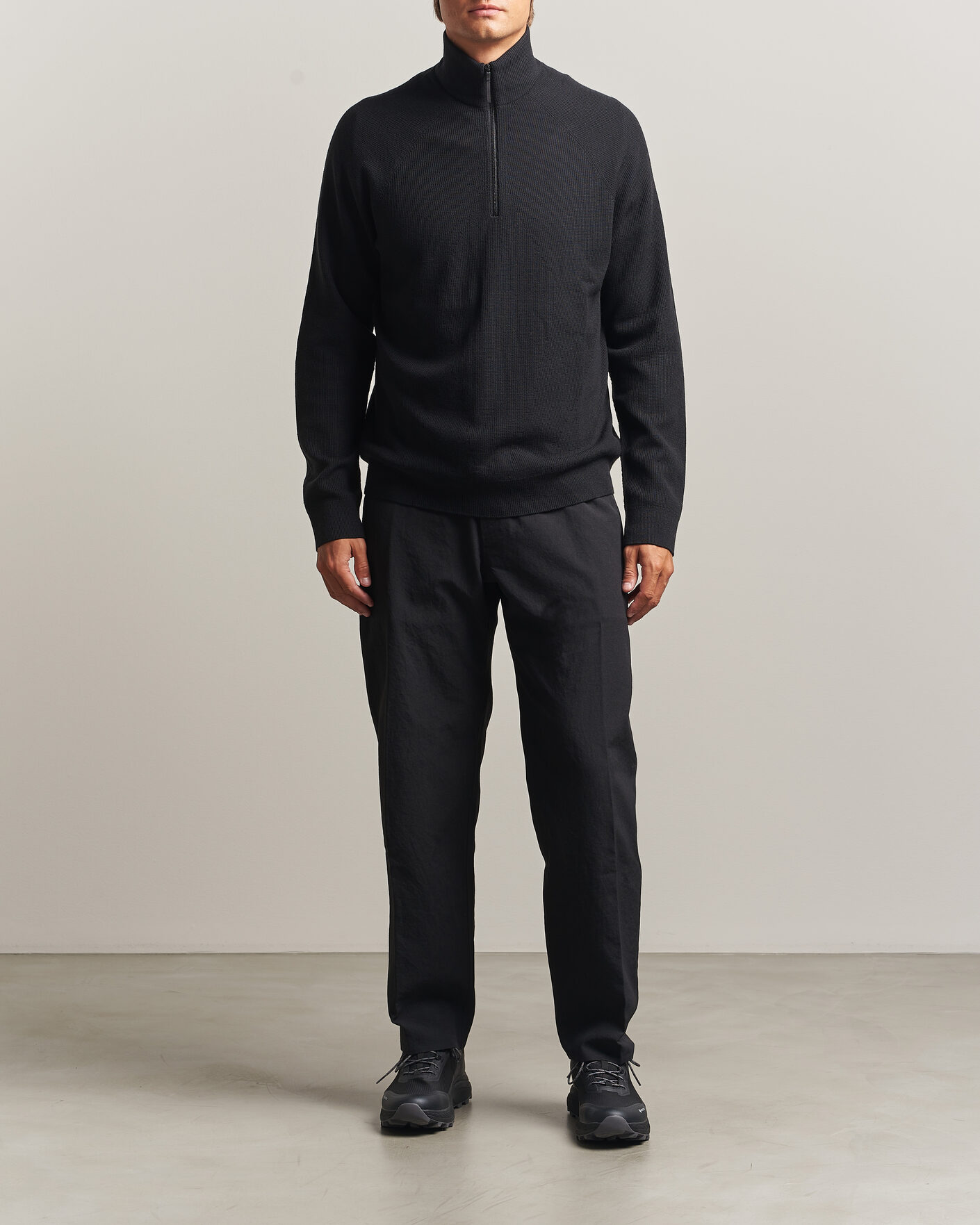 Hombres | Jerséis y prendas de punto | Arc'teryx Veilance | Conic Wool Half-Zip Black