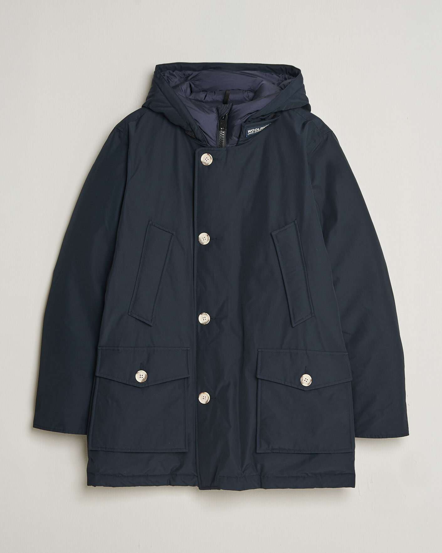 Hombres | Abrigos y chaquetas | Woolrich | Arctic Parka No Fur Melton Blue