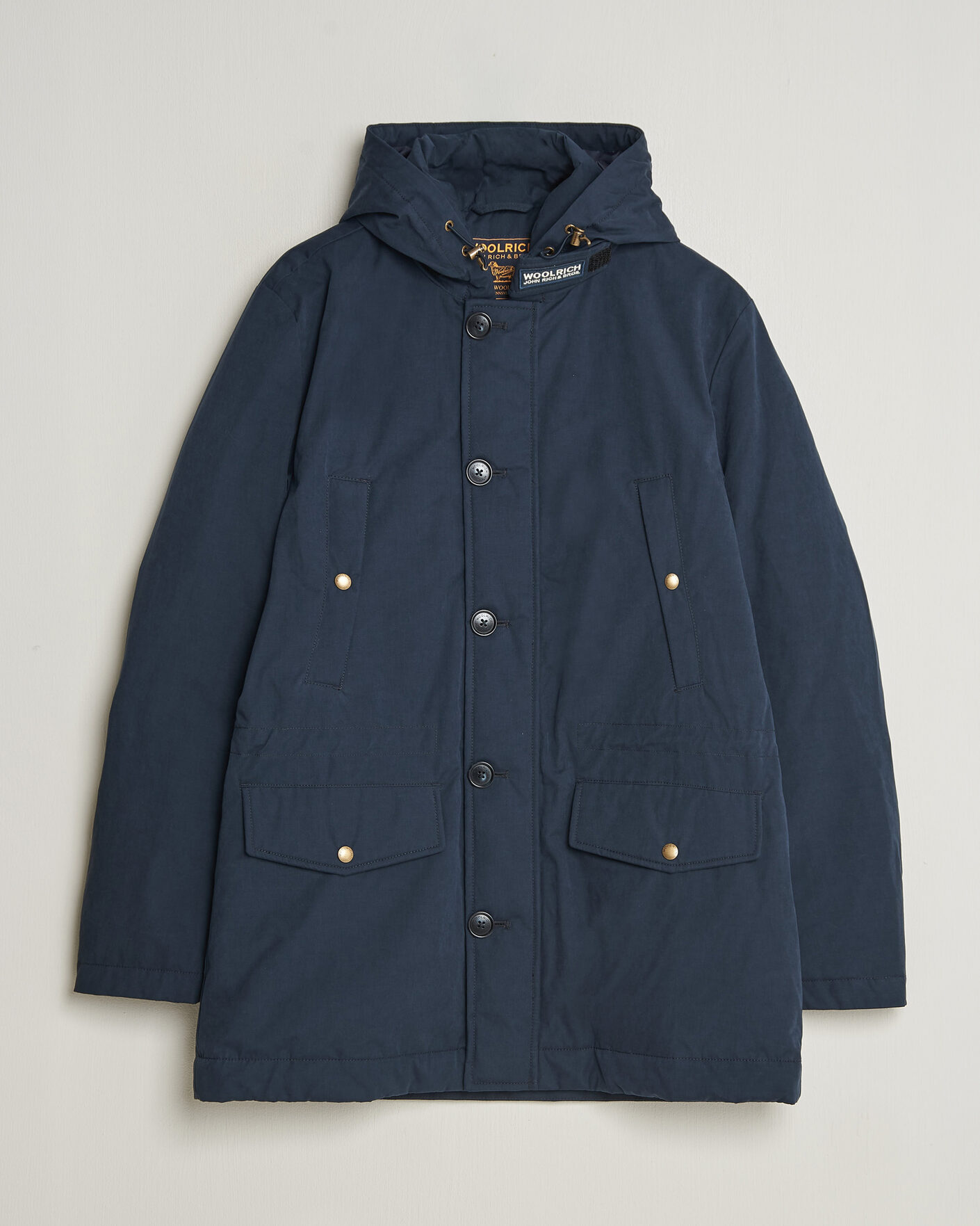 Hombres | Abrigos y chaquetas | Woolrich | Mountain Cloth Parka Melton Blue