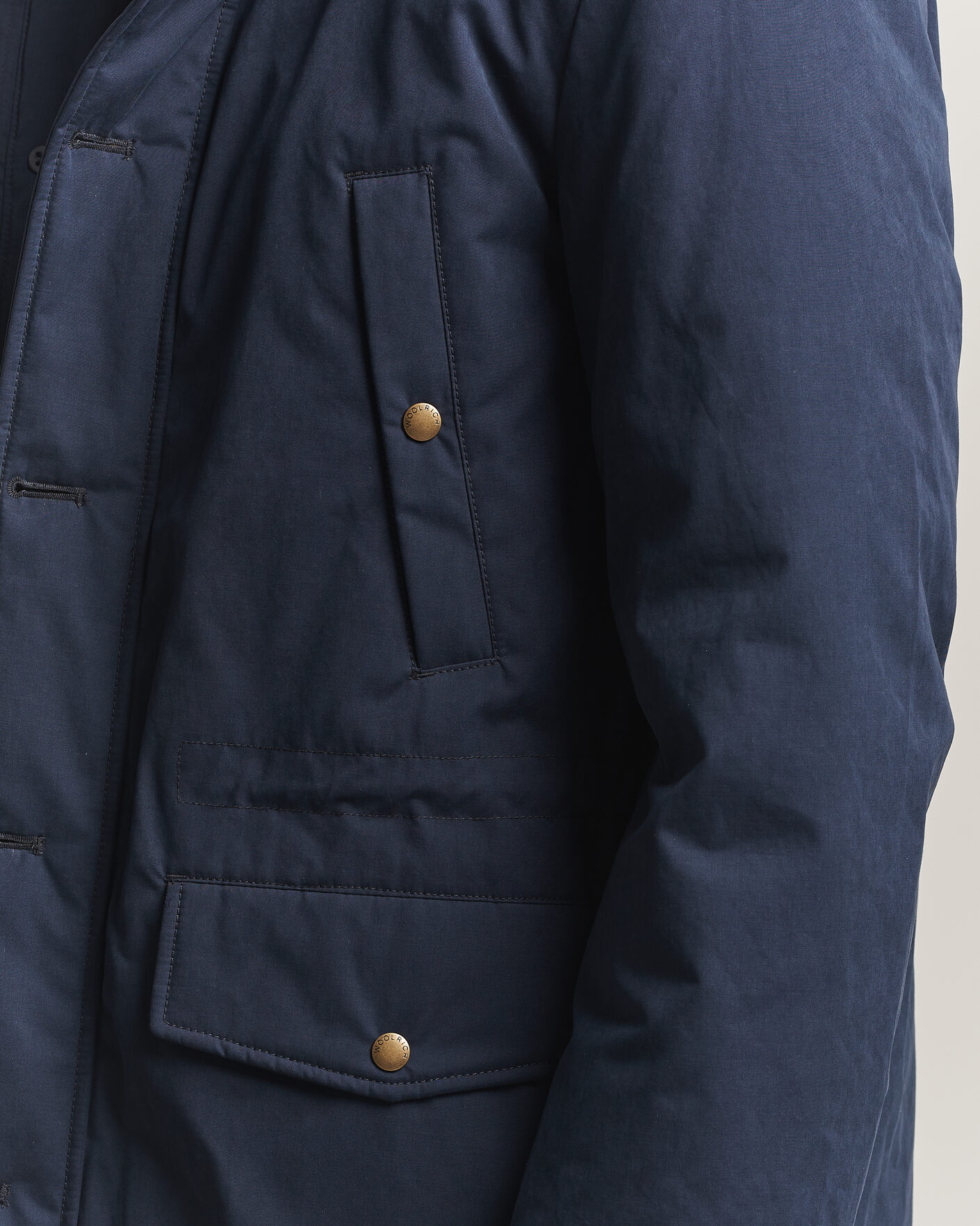 Hombres | Abrigos y chaquetas | Woolrich | Mountain Cloth Parka Melton Blue