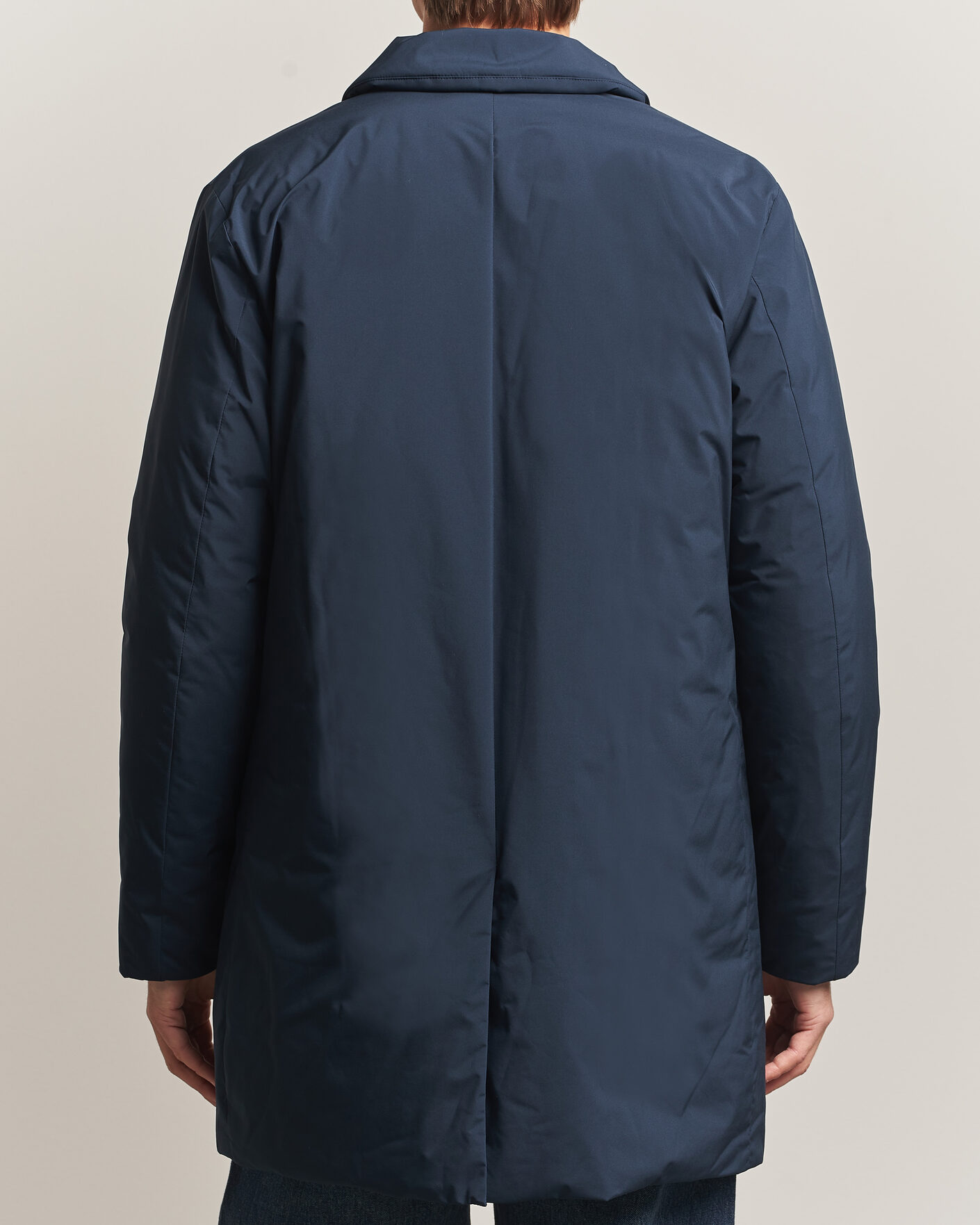 Hombres | Abrigos y chaquetas | Woolrich | Cloud Lamar Light Padded Coat Melton Blue