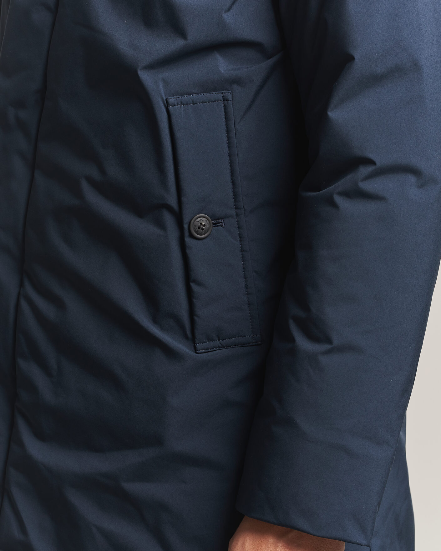 Hombres | Abrigos y chaquetas | Woolrich | Cloud Lamar Light Padded Coat Melton Blue